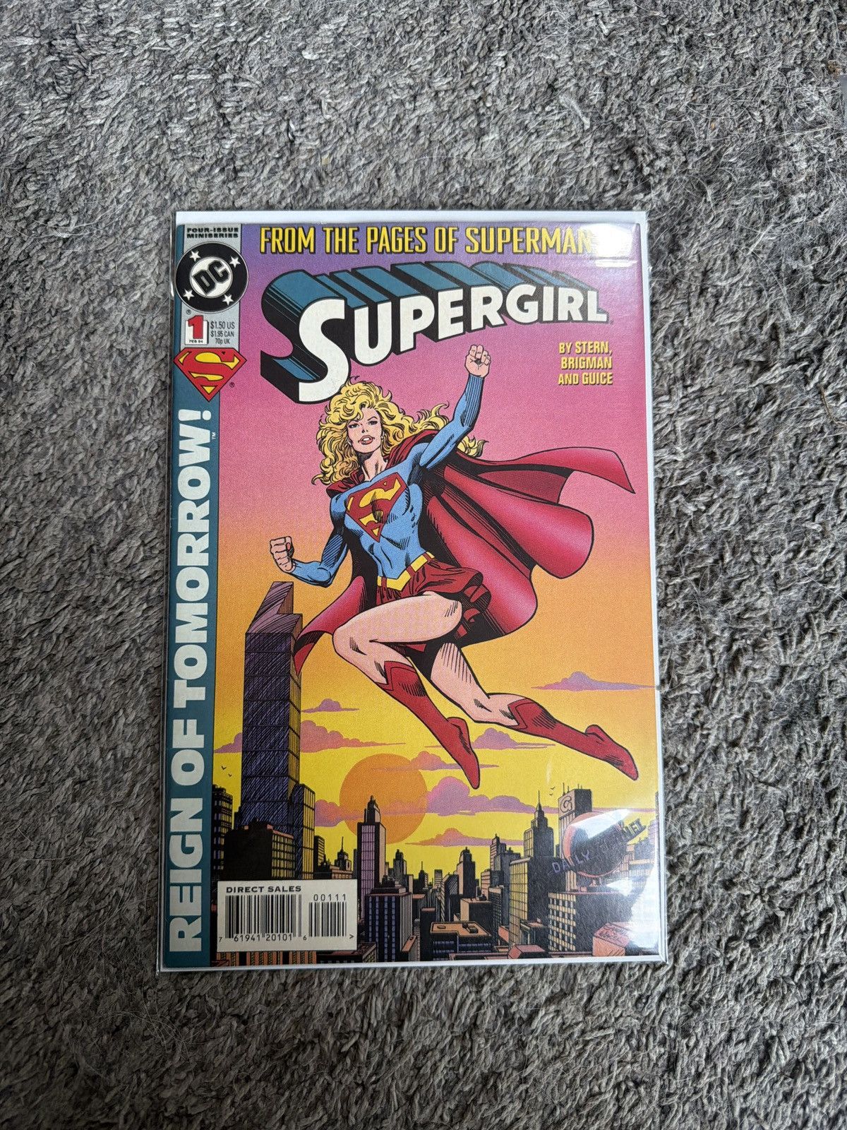 DC Comics 1994 DC Comics Supergirl #1 Trial Run Comic Book Size ONE SIZE - 1 Thumbnail