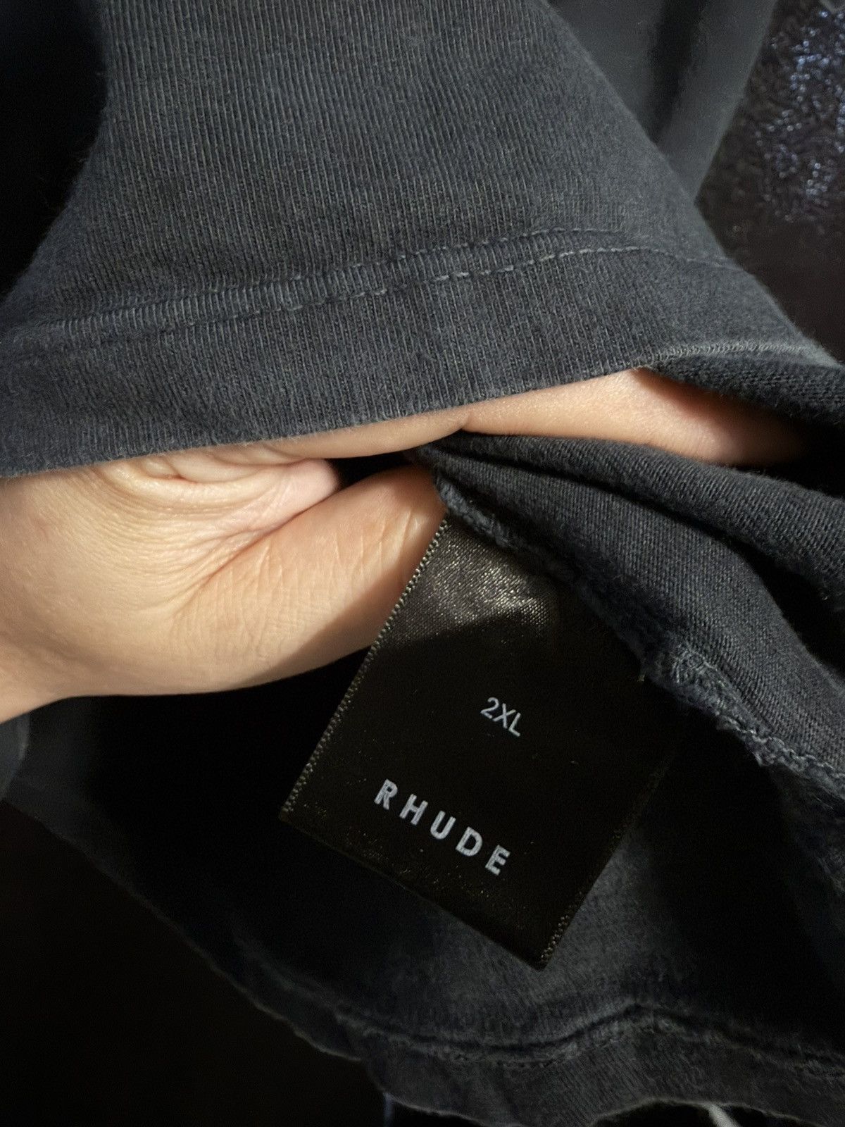 Rhude Girl Compass Tshirt in Vintage Black Size US XXL / EU 58 / 5 - 4 Thumbnail