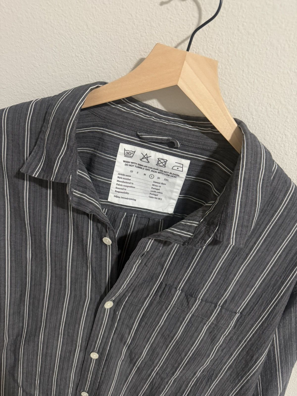 Other VINTAGE HERREEKVIPERING BUTTON UP (L) Size US L / EU 52-54 / 3 - 4 Thumbnail