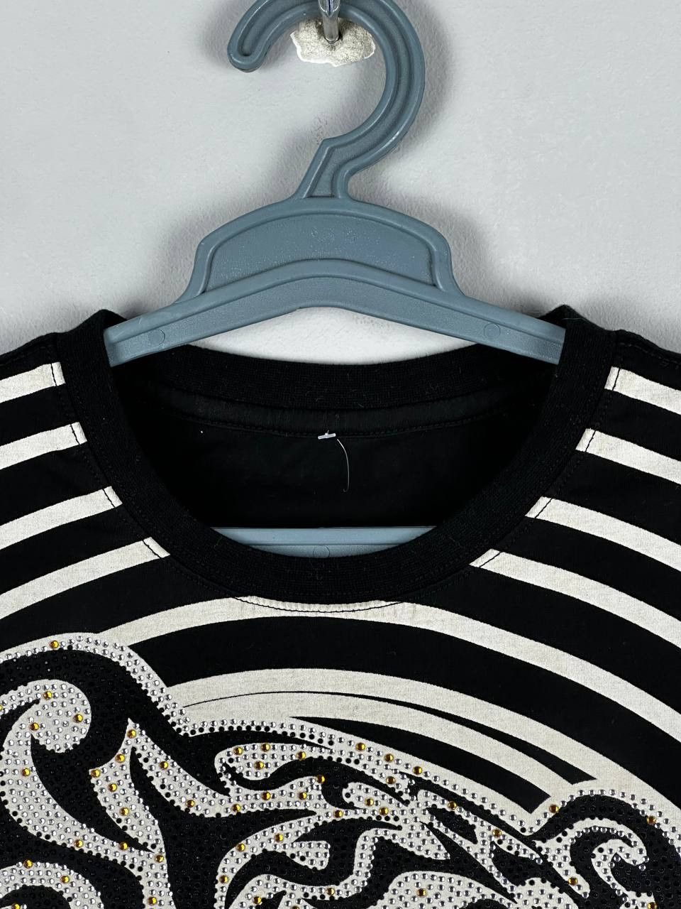 Philipp Plein RARE Philipp Plein Rhinestone Skull Tiger Luxury T Shirt Size US XL / EU 56 / 4 - 5 Thumbnail