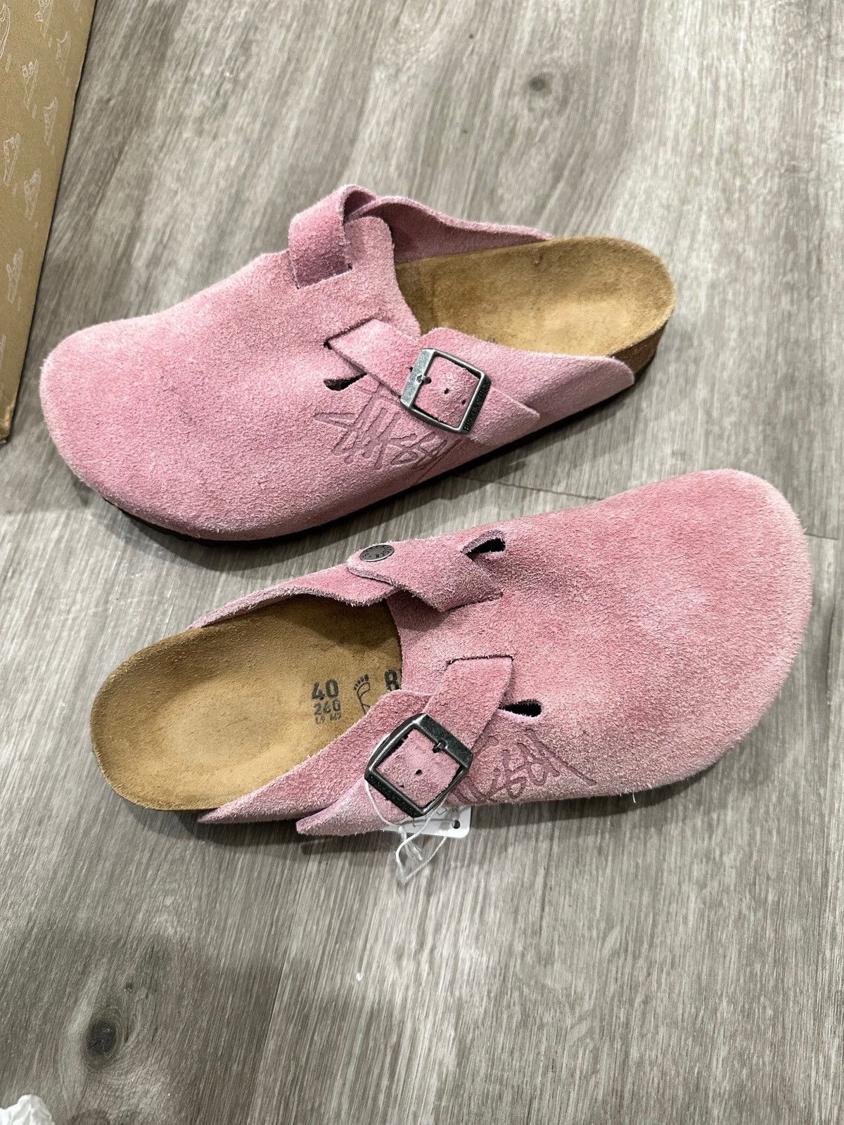 Birkenstock Boston Clog Stussy Dusty Pink (2021) Men's