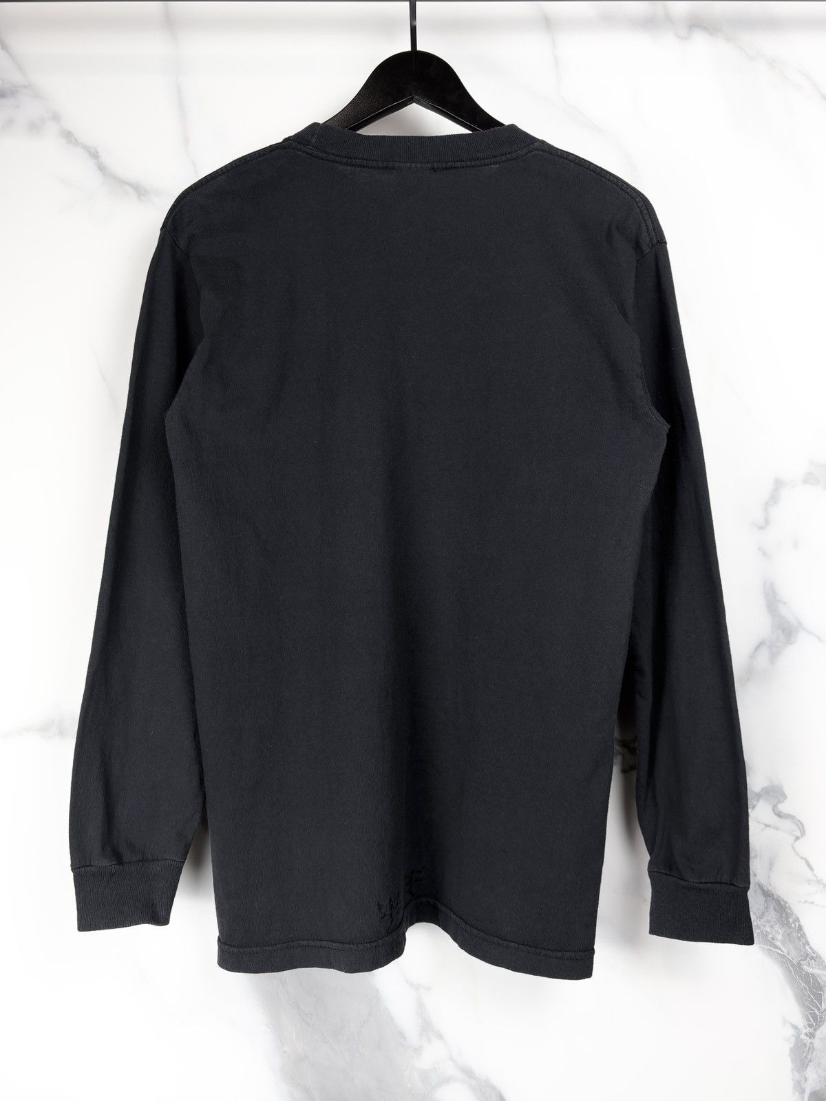 Chrome Hearts Chrome Hearts Vintage Foti Skull Faded Longsleeve Tshirt Size US M / EU 48-50 / 2 - 2 Thumbnail