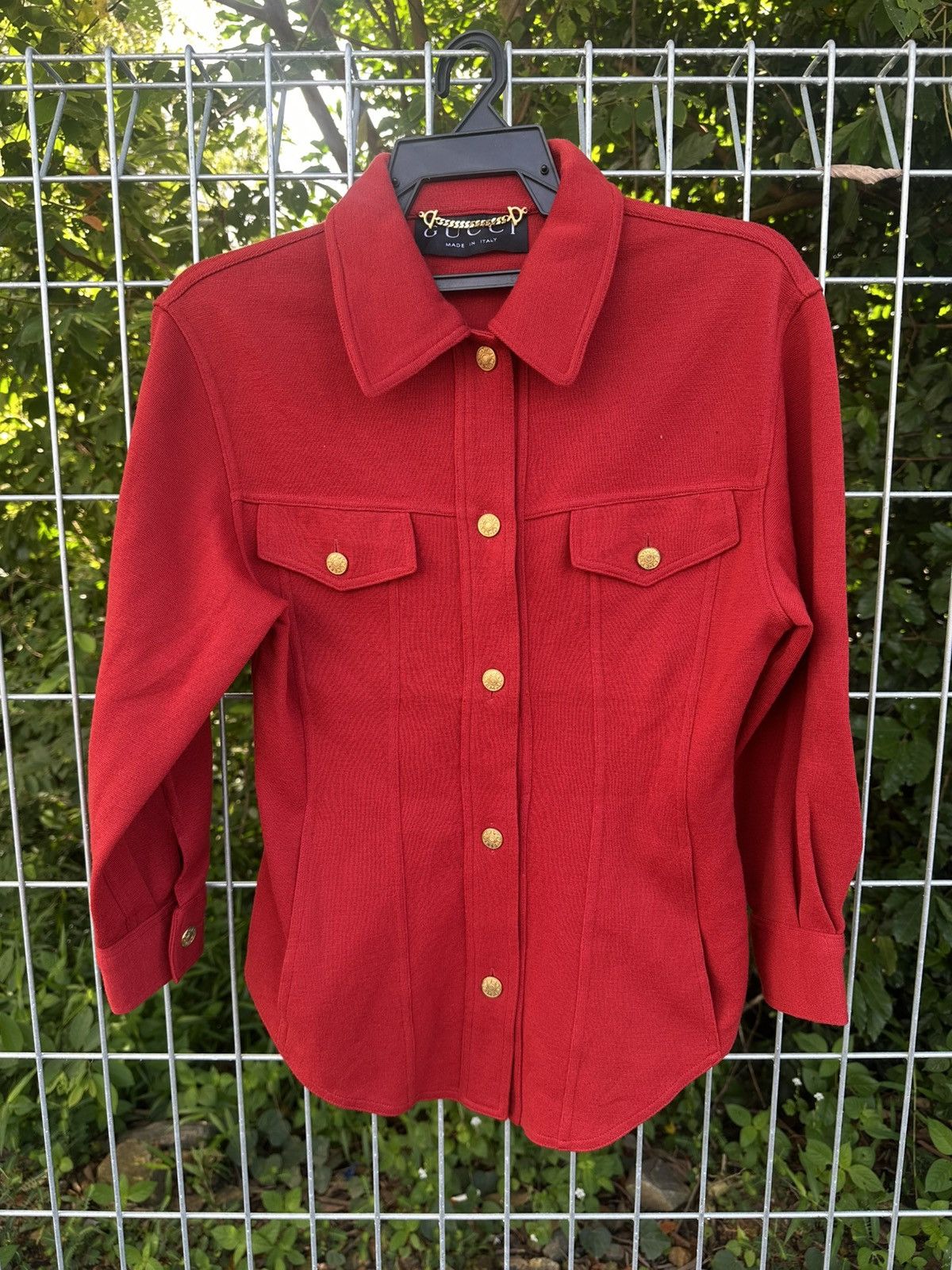 Gucci × Vintage Vintage Gucci Button Ups Size US XS / EU 42 / 0 - 1 Thumbnail
