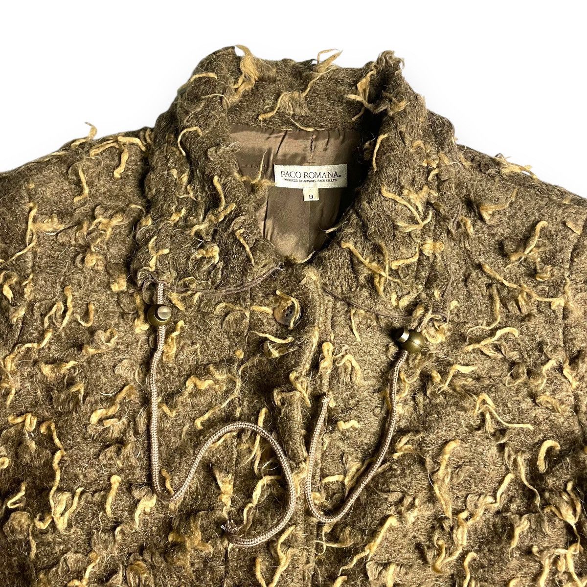 If Six Was Nine × Japanese Brand × Le Grande Bleu (L.G.B.) 🇯🇵 PACO ROMANA BUTTON UP MOHAIR FUR JACKET Size US M / EU 48-50 / 2 - 5 Thumbnail