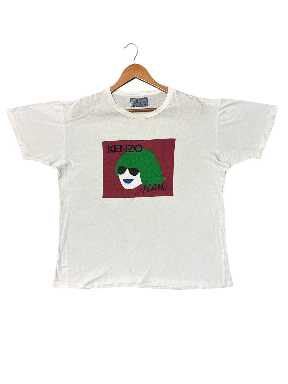 Kenzo 💥RARE💥VINTAGE KENZO JEANS TSHIRT TEE🔥 Size US XL / EU 56 / 4 - 1 Thumbnail