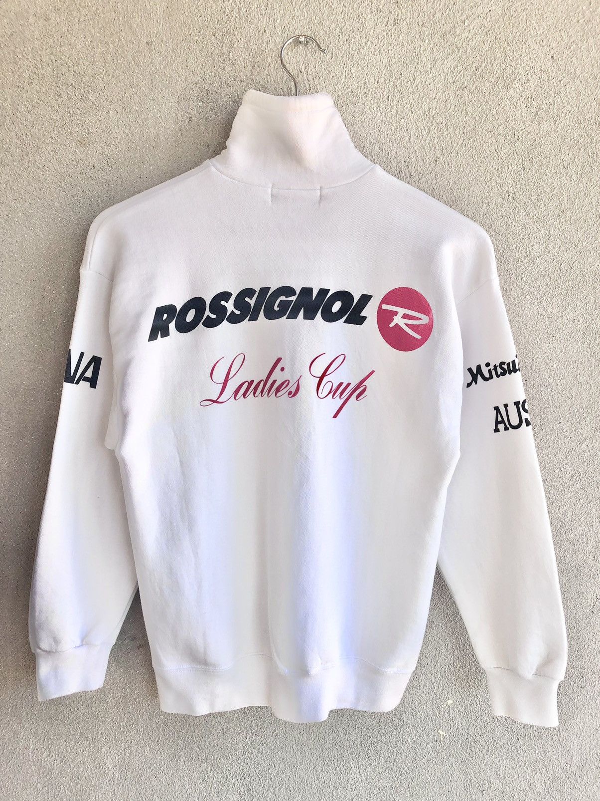 Gear for Sports × Japanese Brand Vintage ROSSIGNOL ladies cup half zipper sweater Size S / US 4 / IT 40 - 3 Thumbnail