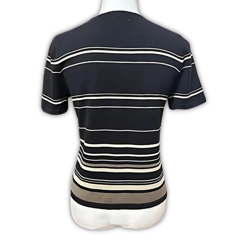 Other Style&Co. Sweater Scoop Neckline 3/4 Sleeves Striped Multi S Size S / US 4 / IT 40 - 4 Thumbnail