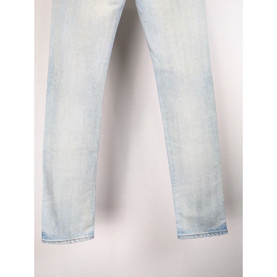 Saint Laurent Paris o1rshd1 Skinny 5 Pockets Low Pants in Light Fall Blue Size US 28 / EU 44 - 13 Thumbnail