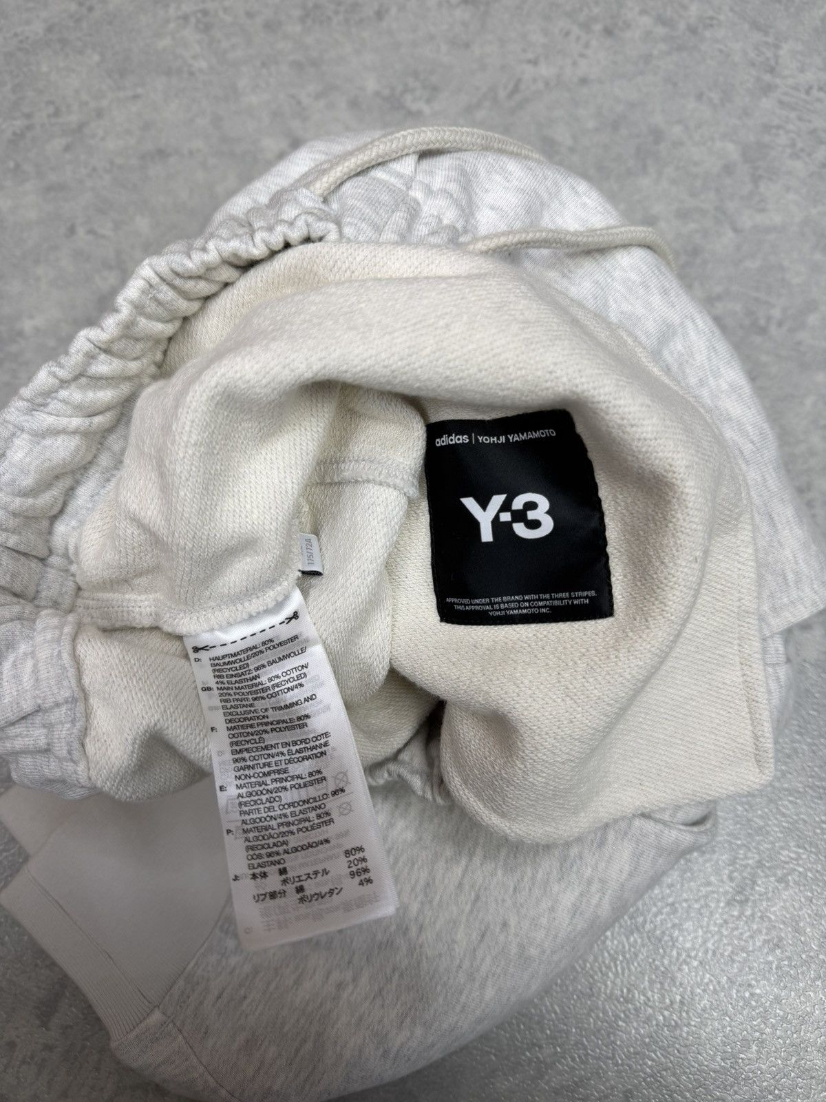 Y-3 Adidas Y-3 Cuffed French Terry Pants Size XS Size US 30 / EU 46 - 10 Thumbnail