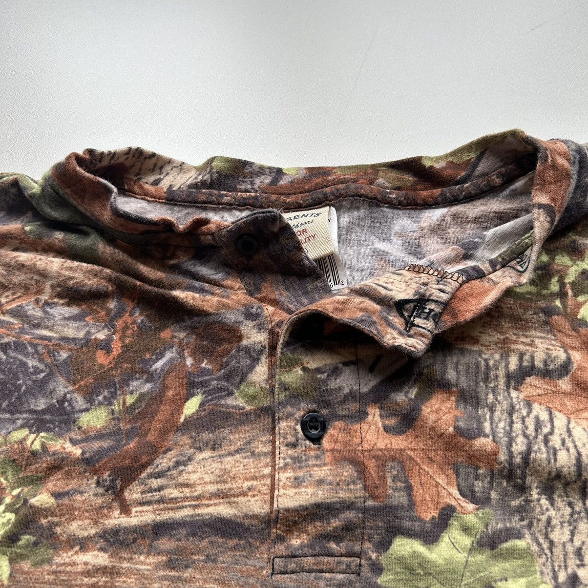 Vintage Vintage 2000s Tree Camo Henley Long Sleeve Shirt 2XL Rare Size US XXL / EU 58 / 5 - 3 Thumbnail