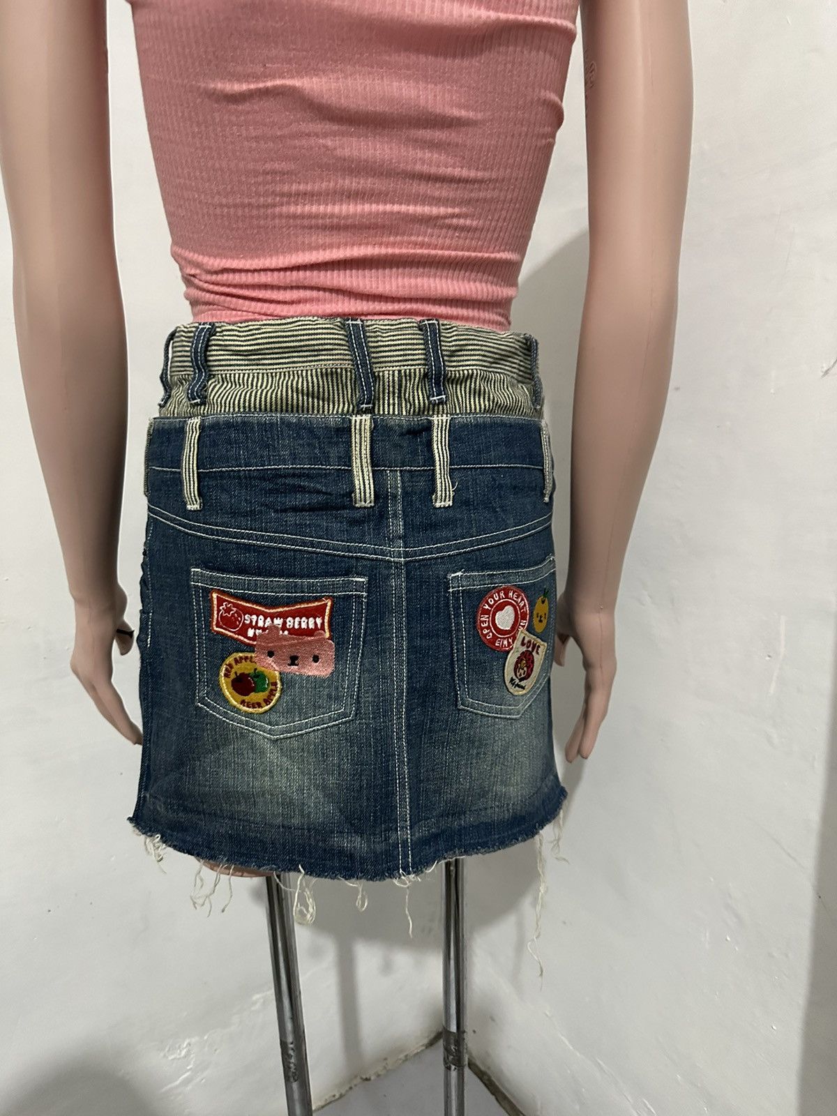 Japanese Brand Kuma no Eimy Chan Double Waist Style Skirt Size 27" / US 4 / IT 40 - 17 Thumbnail