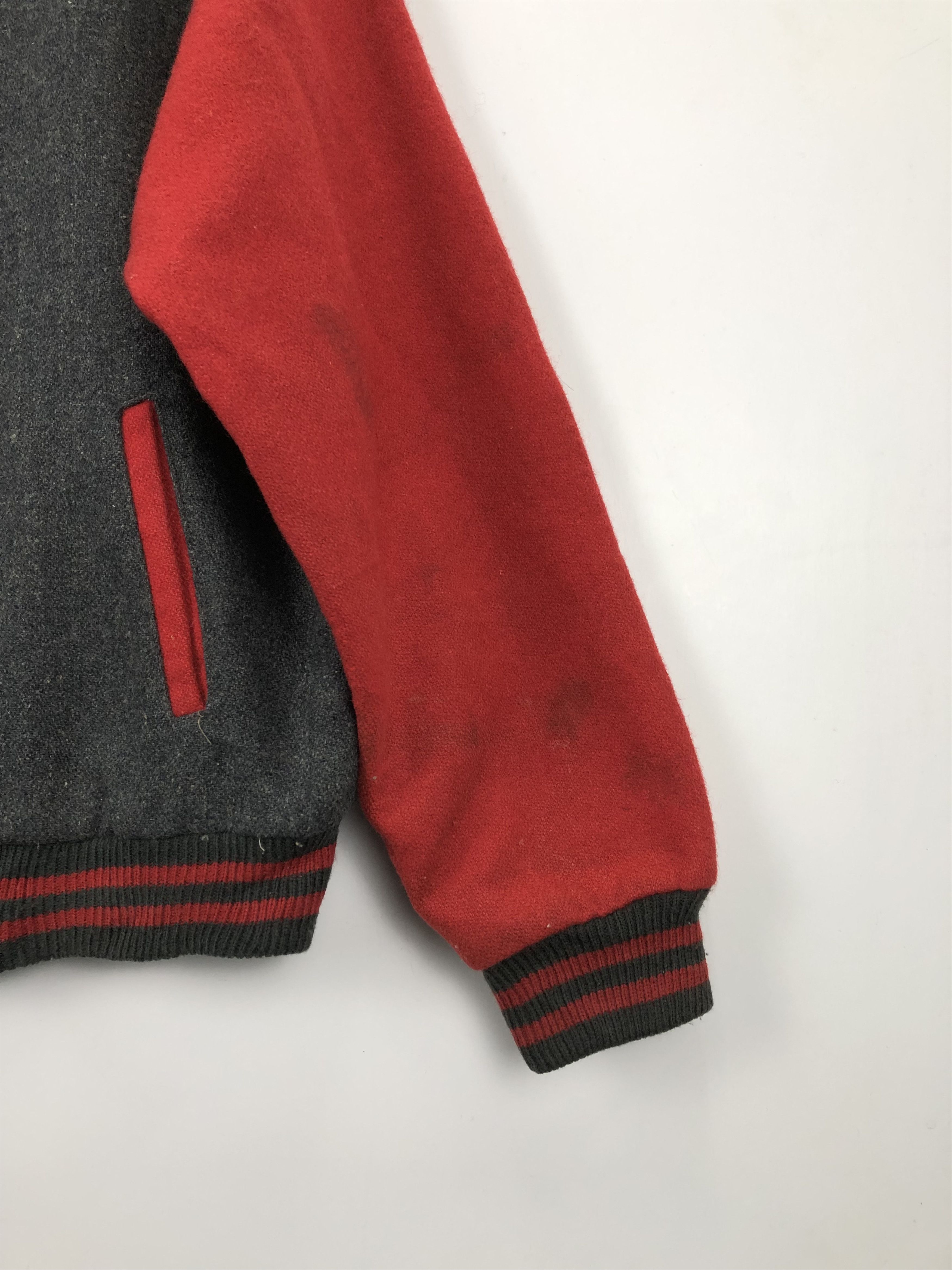 Japanese Brand Vintage 90s Japanese Brand Wool Varsity Jacket V0319 Size US L / EU 52-54 / 3 - 5 Thumbnail