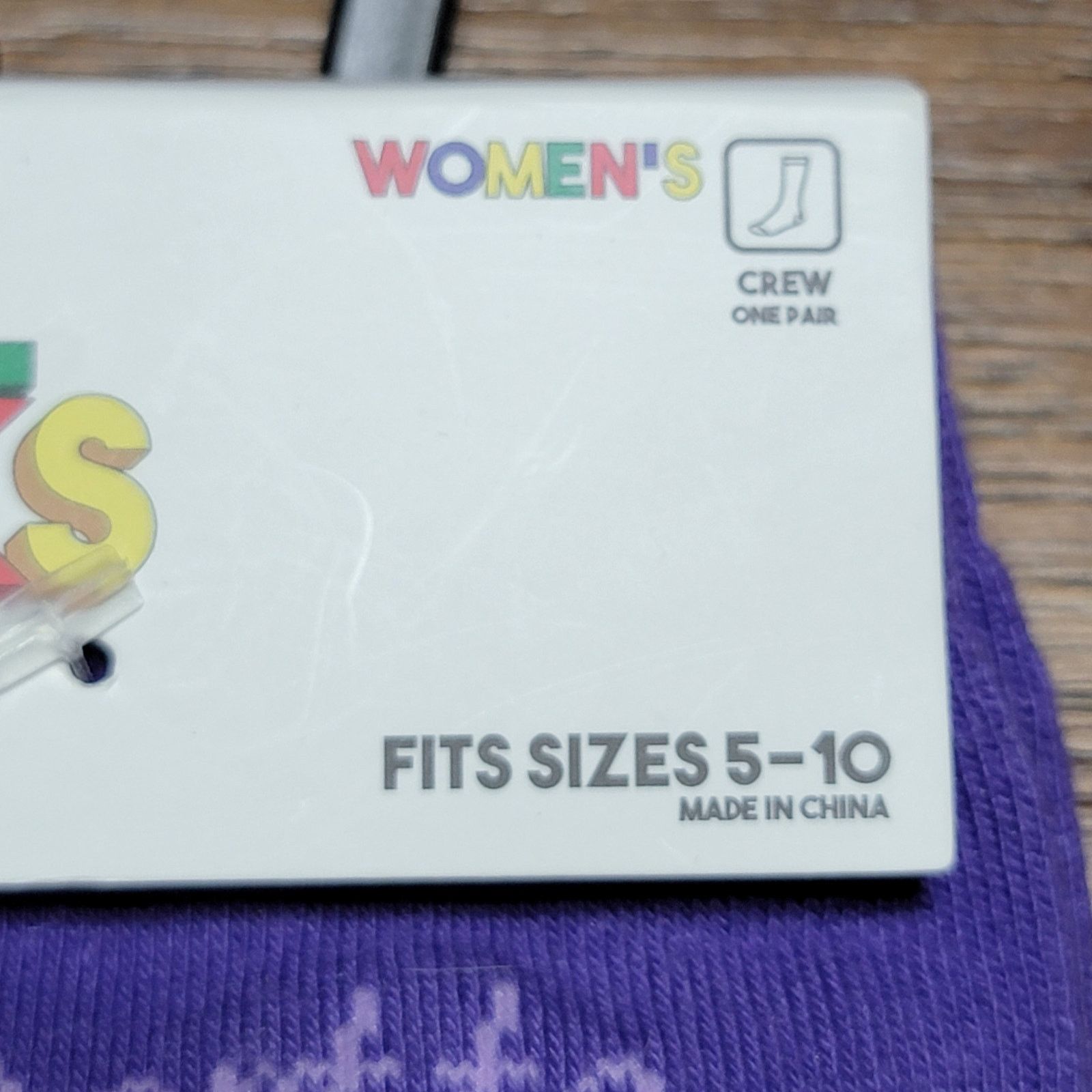 Other Cool Socks Crew Women's "...Pet All The Dogs" - 5-10 NWT Size ONE SIZE - 2 Thumbnail