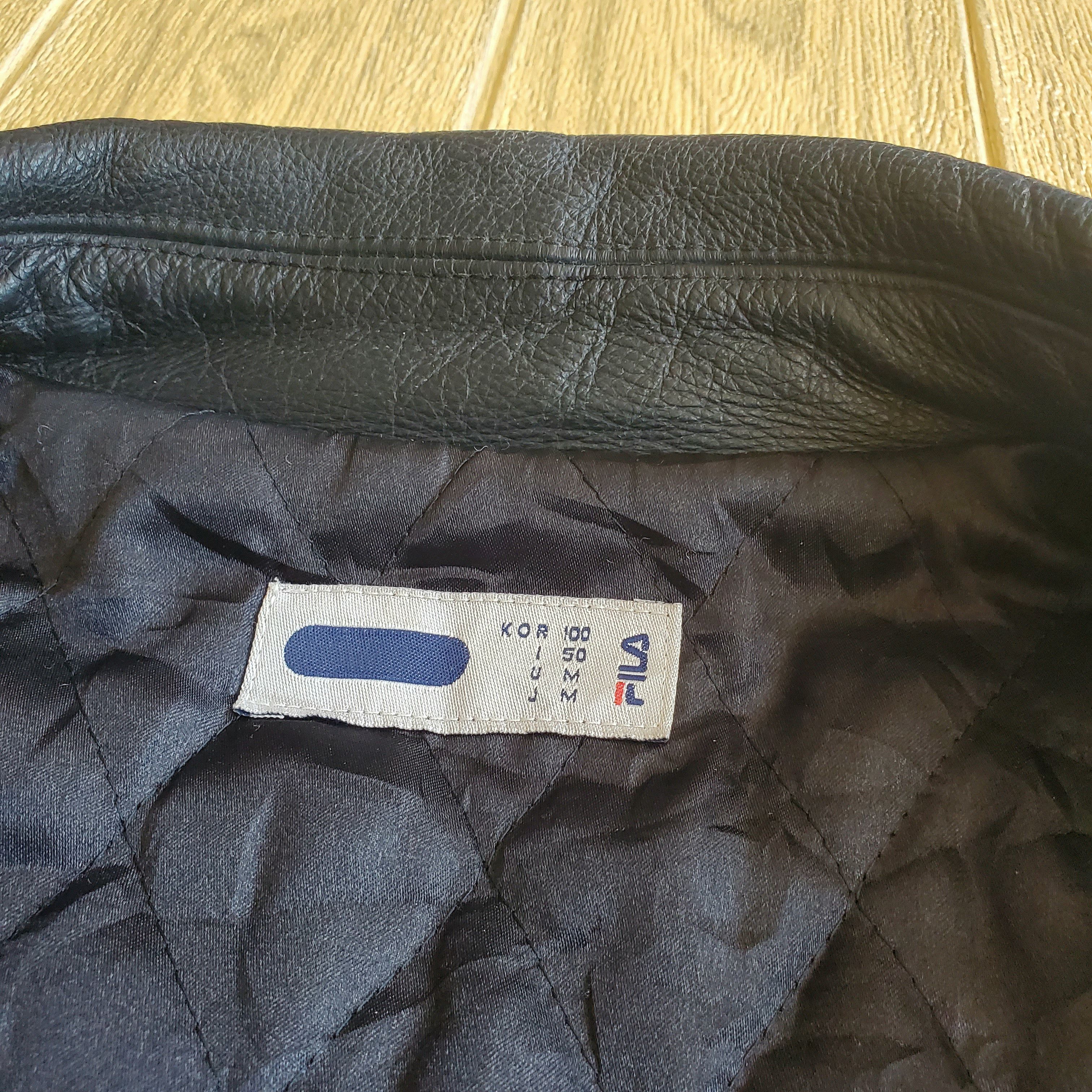 Fila Vintage 90s FILA Sleeve Leather Wool Varsity Jacket Size US M / EU 48-50 / 2 - 4 Thumbnail