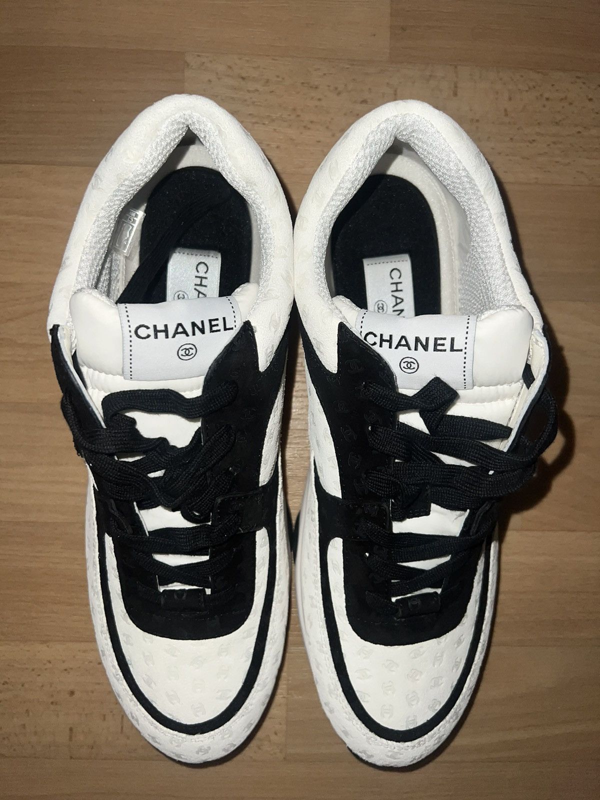 Chanel Chanel Sneakers All Over Logo Size US 12 / EU 45 - 6 Thumbnail