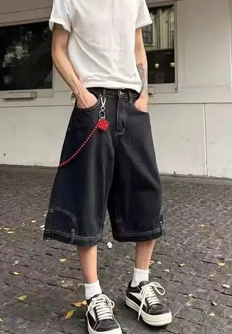 Jean Kimiko x Nami Inverted Denim Style Baggy Hip Hop Party Size US 34 / EU 50 - 4 Thumbnail