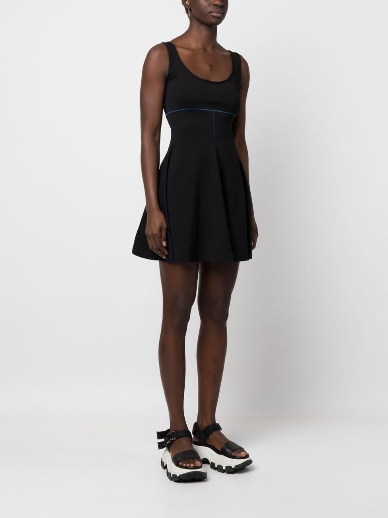 Marni o1y1025 Mini Dress in Black Size L / US 10 / IT 46 - 2 Thumbnail
