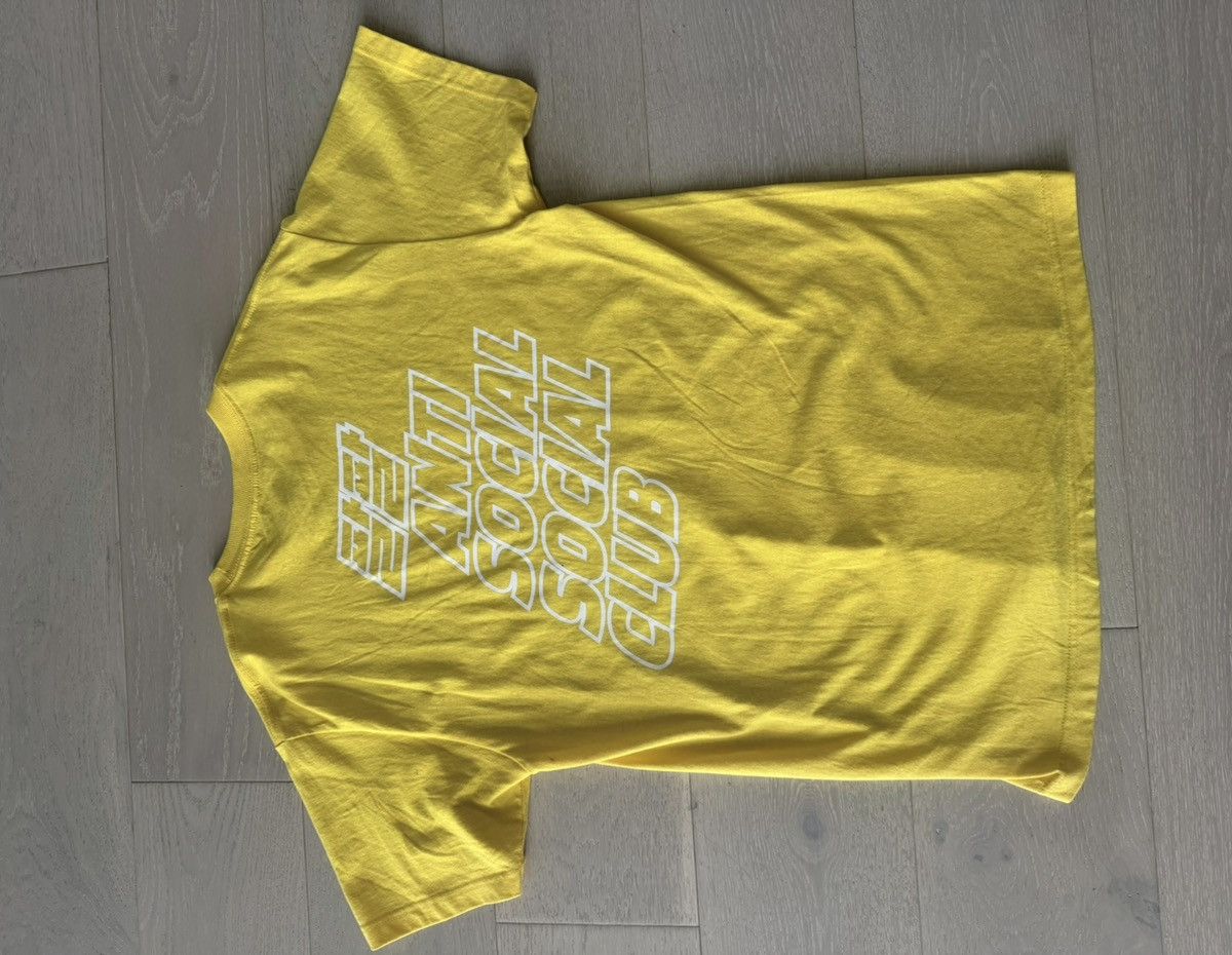 Anti Social Social Club Anti Social Social Club Yellow Logo Tee Shirt Size US L / EU 52-54 / 3 - 3 Thumbnail