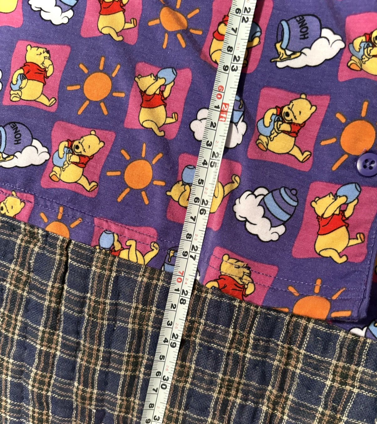 Disney Winnie the Pooh Disney Button-Up Loungewear Sleep Shirt Top Size XL / US 12-14 / IT 48-50 - 8 Thumbnail