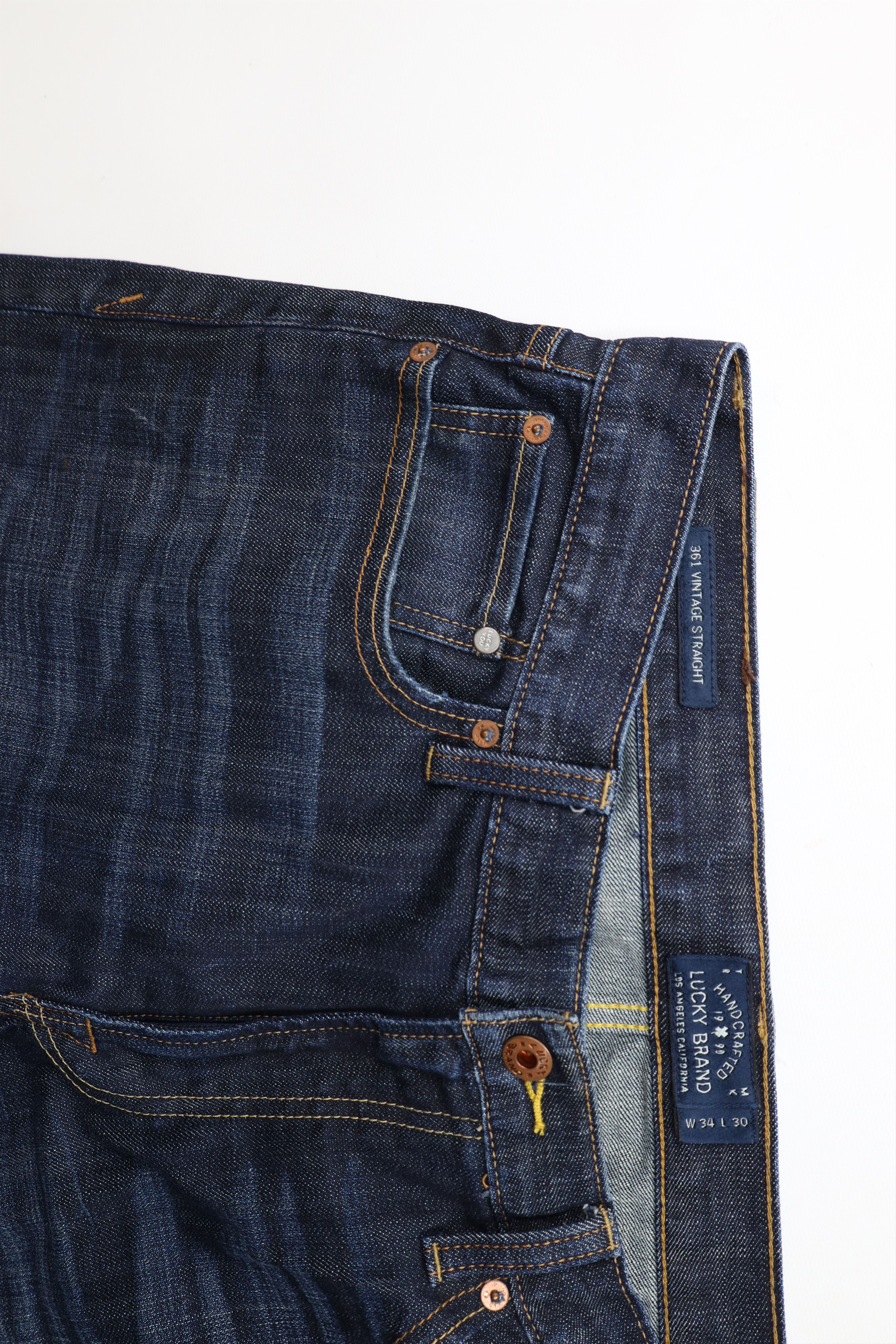 Vintage Vintage Lucky Brand Jeans 361 Vintage Straight Jeans Size US 34 / EU 50 - 6 Thumbnail