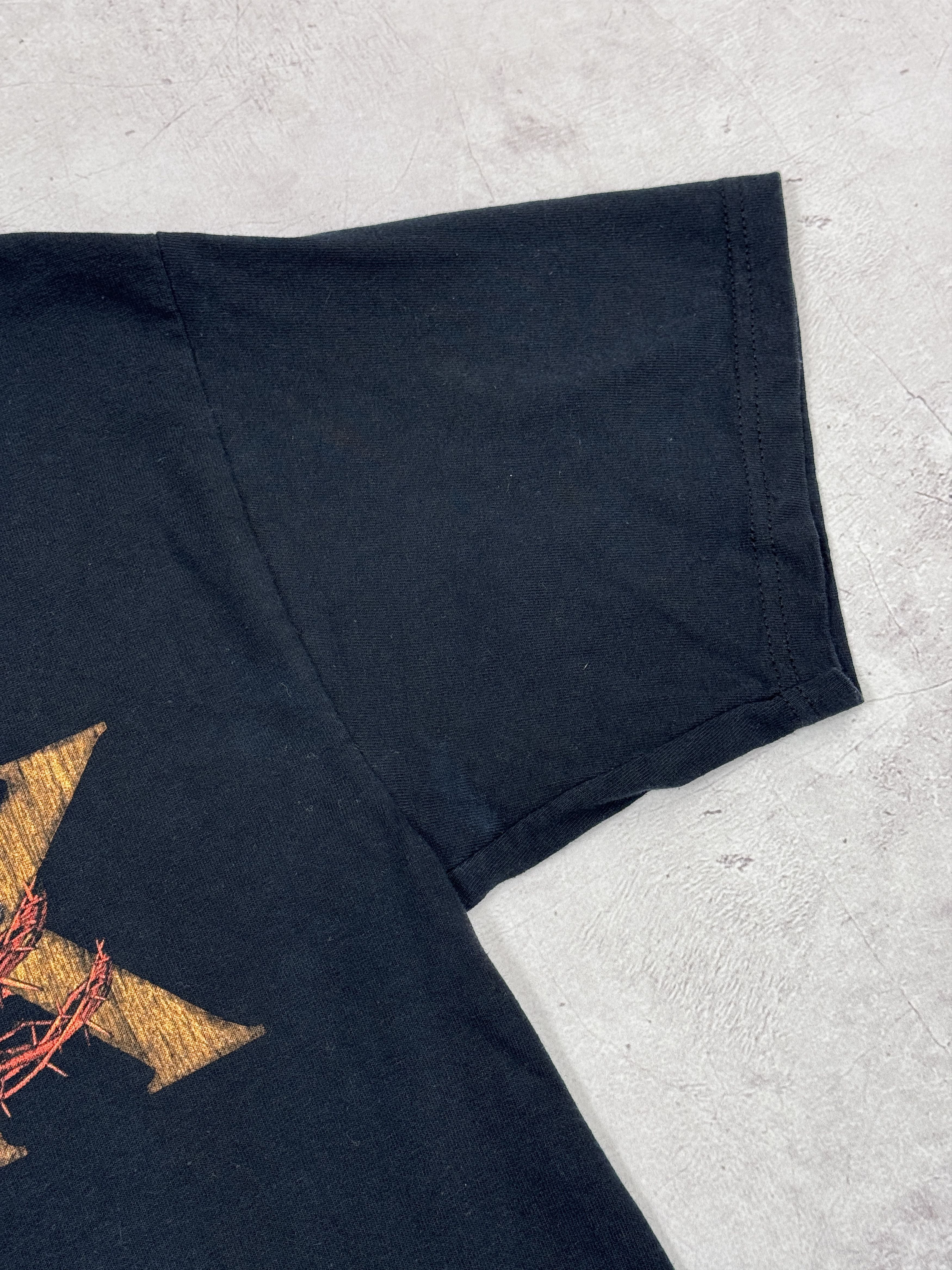 Vintage 2005 Shawn Michael HBK T-Shirt WWE / WWF Double Print Size US M / EU 48-50 / 2 - 7 Thumbnail