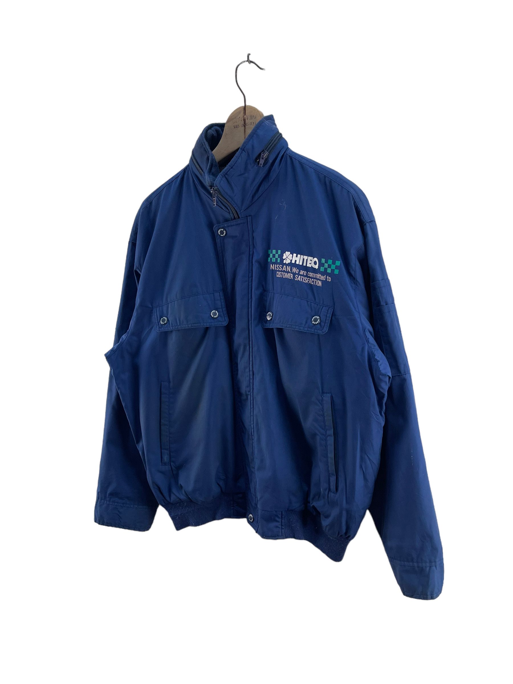 Nissan Vintage Nissan Racing Bomber Jacket Size US L / EU 52-54 / 3 - 7 Thumbnail