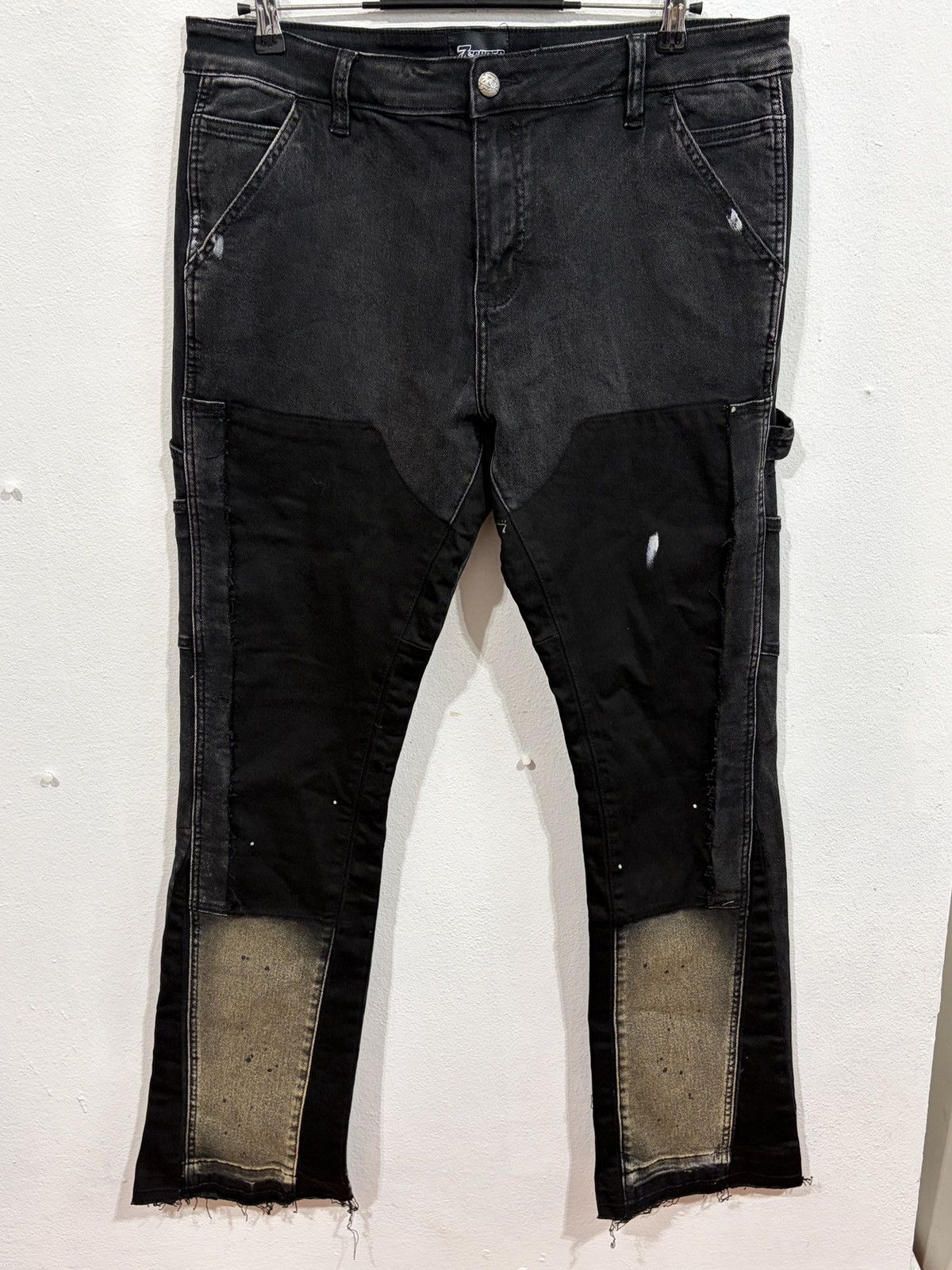 TRIPLE SEVENS Triple Sevens Sniper Gang Black Jeans Size US 36 / EU 52 - 1 Thumbnail