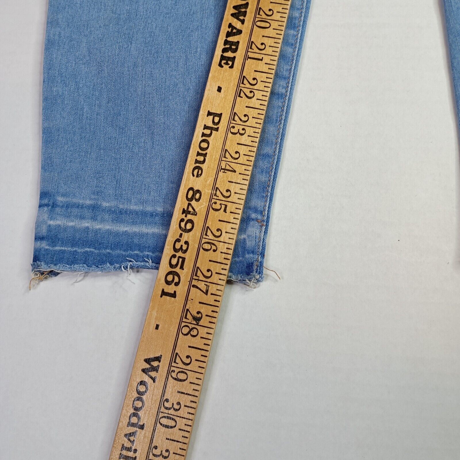 Old Navy OLD NAVY Rockstar Jeans Stretch Raw Hem Women's Size 16 Size 38" / US 16 / IT 52 - 3 Thumbnail