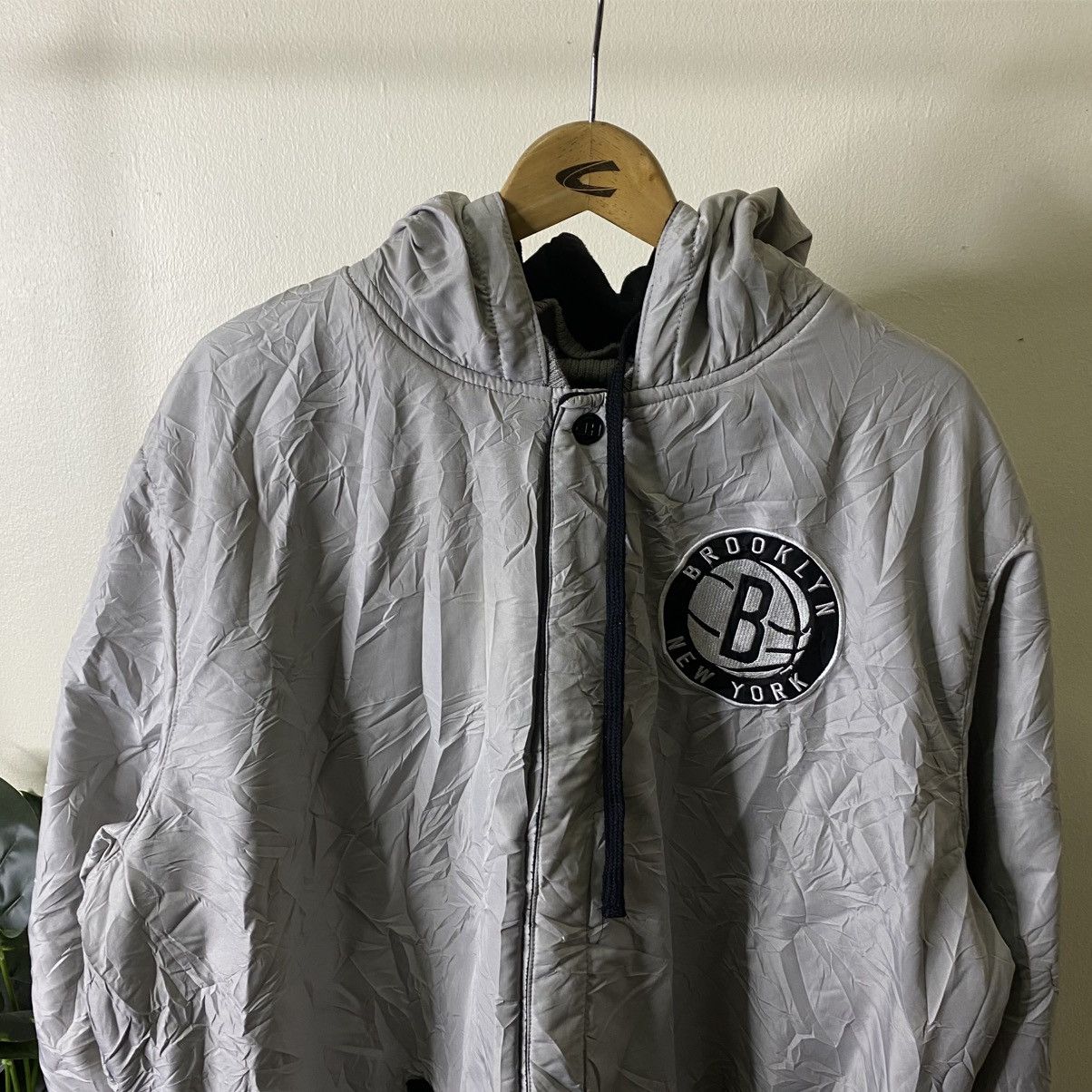 NBA Vintage Y2K Brooklyn Nets NBA Reversible Jacket Size US XXL / EU 58 / 5 - 6 Thumbnail