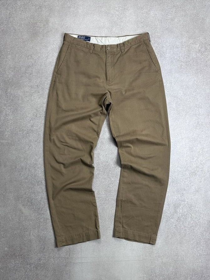 Polo Ralph Lauren Vintage Polo Ralph Lauren RRL Chino Flared Pants 34x32 Size US 34 / EU 50 - 3 Thumbnail