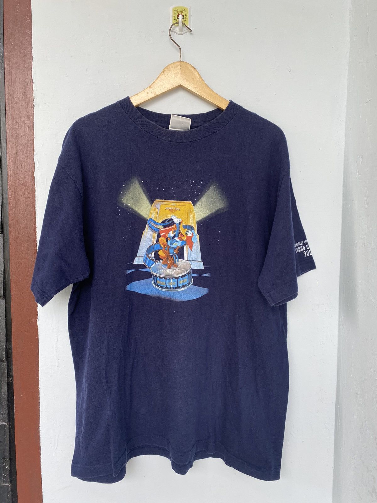 Image of Cartoon Network x Universal Studios Vintage 2001 Woody Woopecker Cartoon Universal Studio Tee in Da