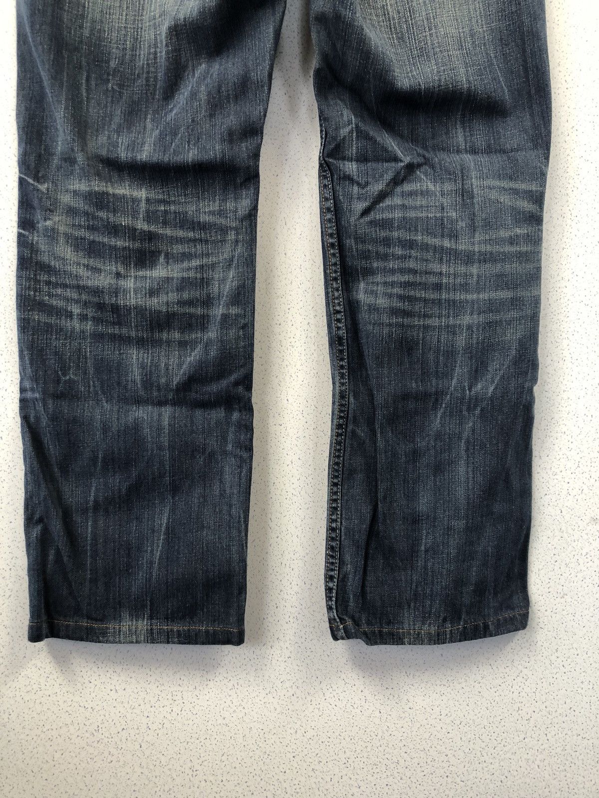 Vintage Big Train Osaka Embroidered Jeans Size US 34 / EU 50 - 3 Thumbnail