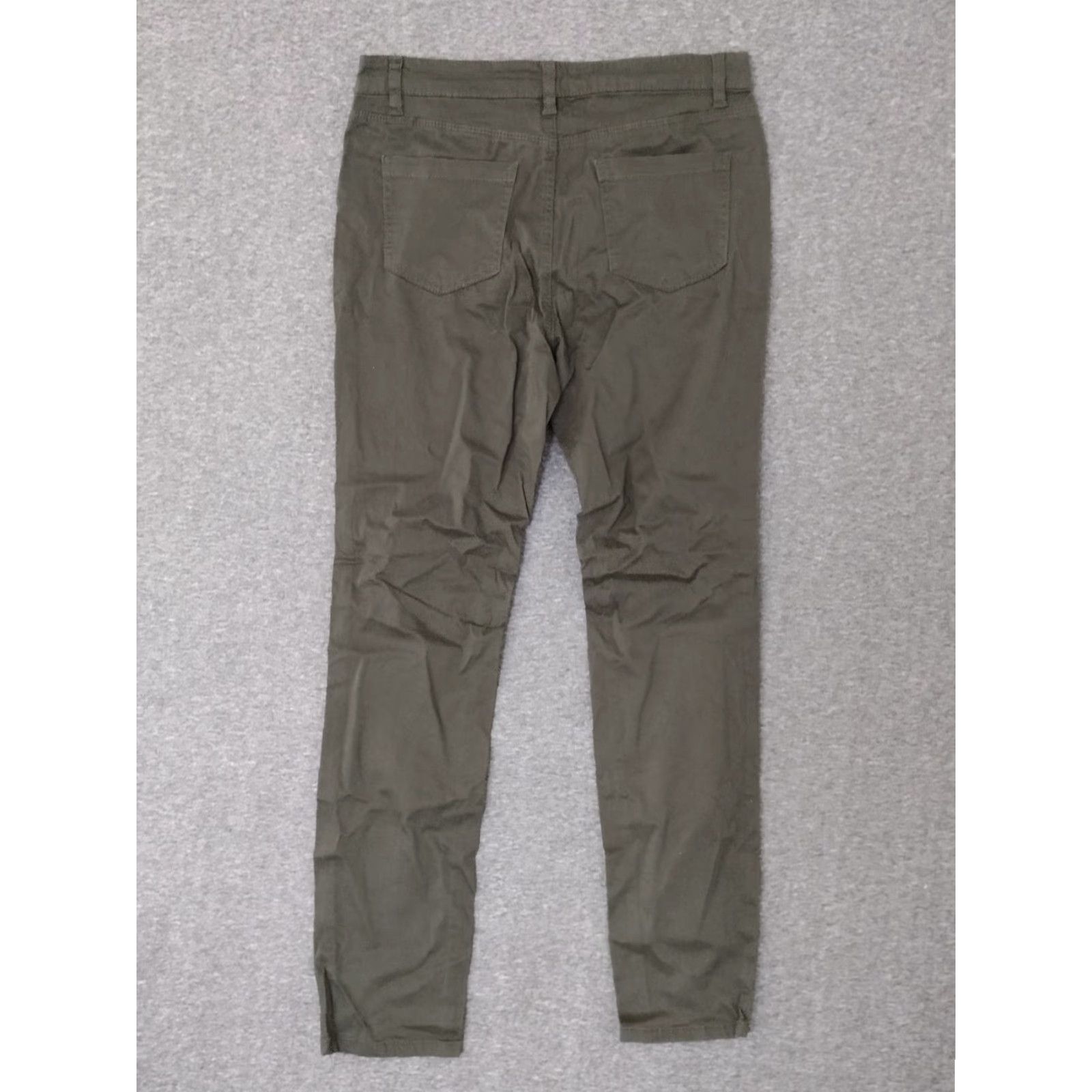 Buffalo David Bitton Buffalo David Bitton Jeans Olive Green Skinny Stretch 6 Women Cotton Blend Denim 28 Inseam Mid Rise Button Zipper 5-Pocket Classic Size 28" / US 6 / IT 42 - 2 Thumbnail