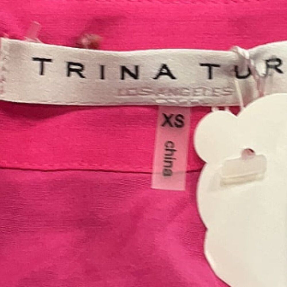 Trina Turk Trina Turk Carry On Silk Tunic Size XS / US 0-2 / IT 36-38 - 4 Thumbnail