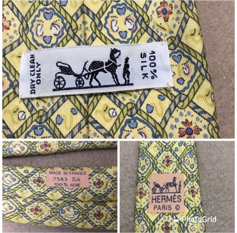 Burberry × Dior × Hermes (Hermes, Dior, and Burberrys) Combo tie luxury collection Size ONE SIZE - 5 Thumbnail