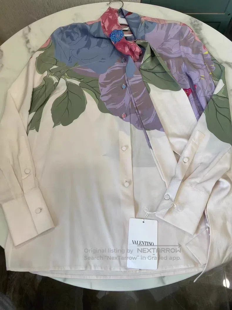 Valentino Valentino Silk shirt Size XS / US 0-2 / IT 36-38 - 3 Thumbnail
