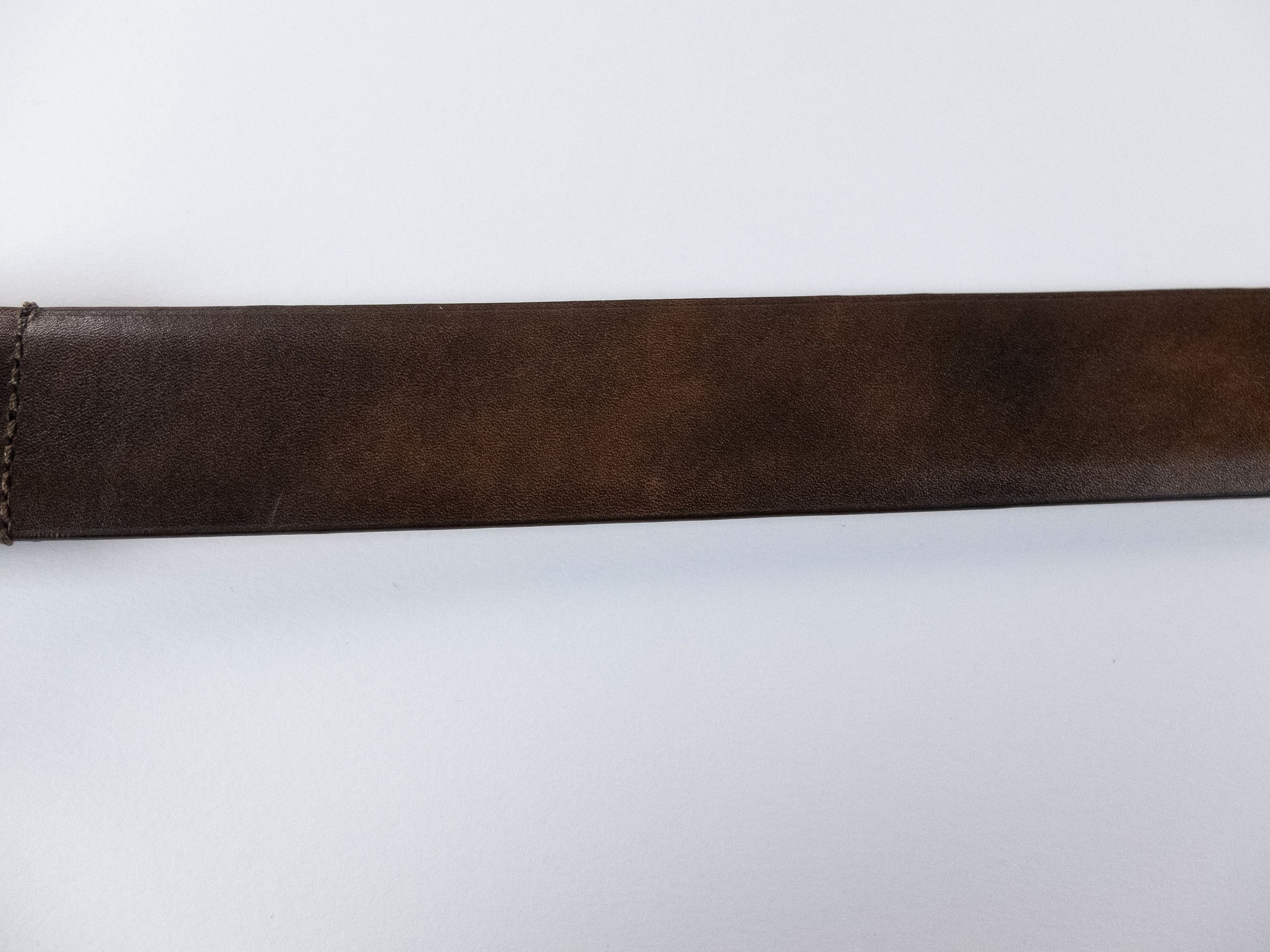 John Lobb JOHN LOBB palladium buckle brown leather belt 110 authentic Size 42 - 7 Thumbnail
