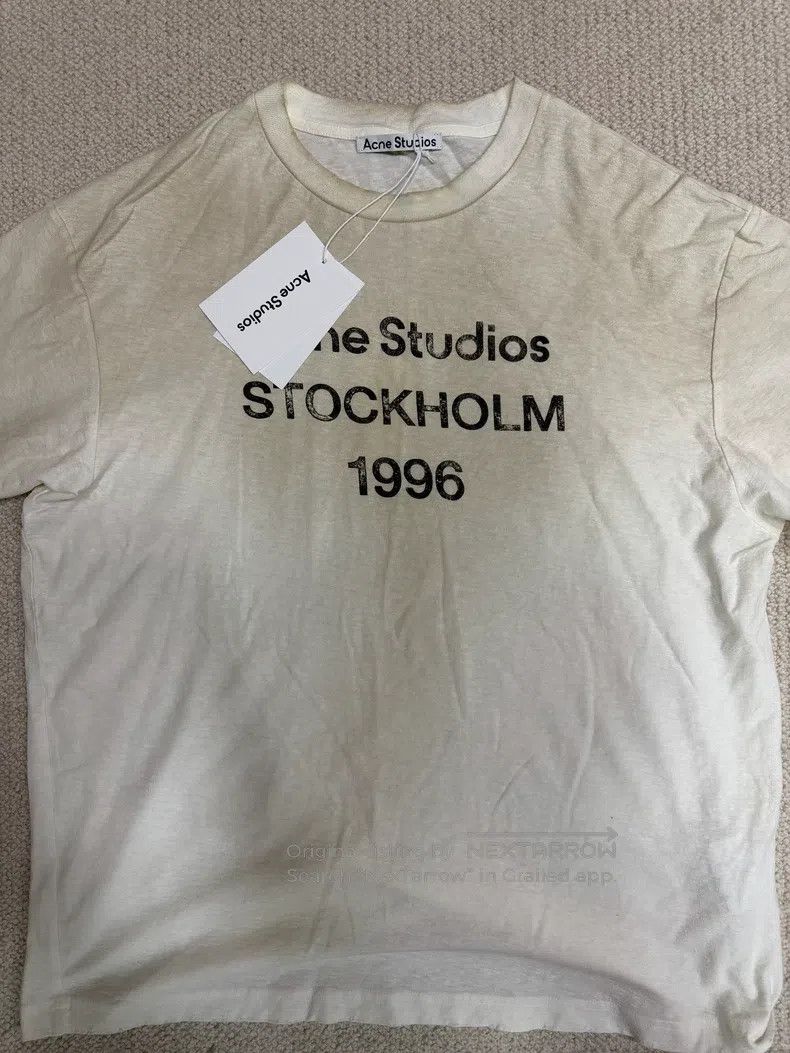 Acne Studios Acne Studios Mud Dyed Dirty White Short Sleeve Size M / US 6-8 / IT 42-44 - 1 Thumbnail