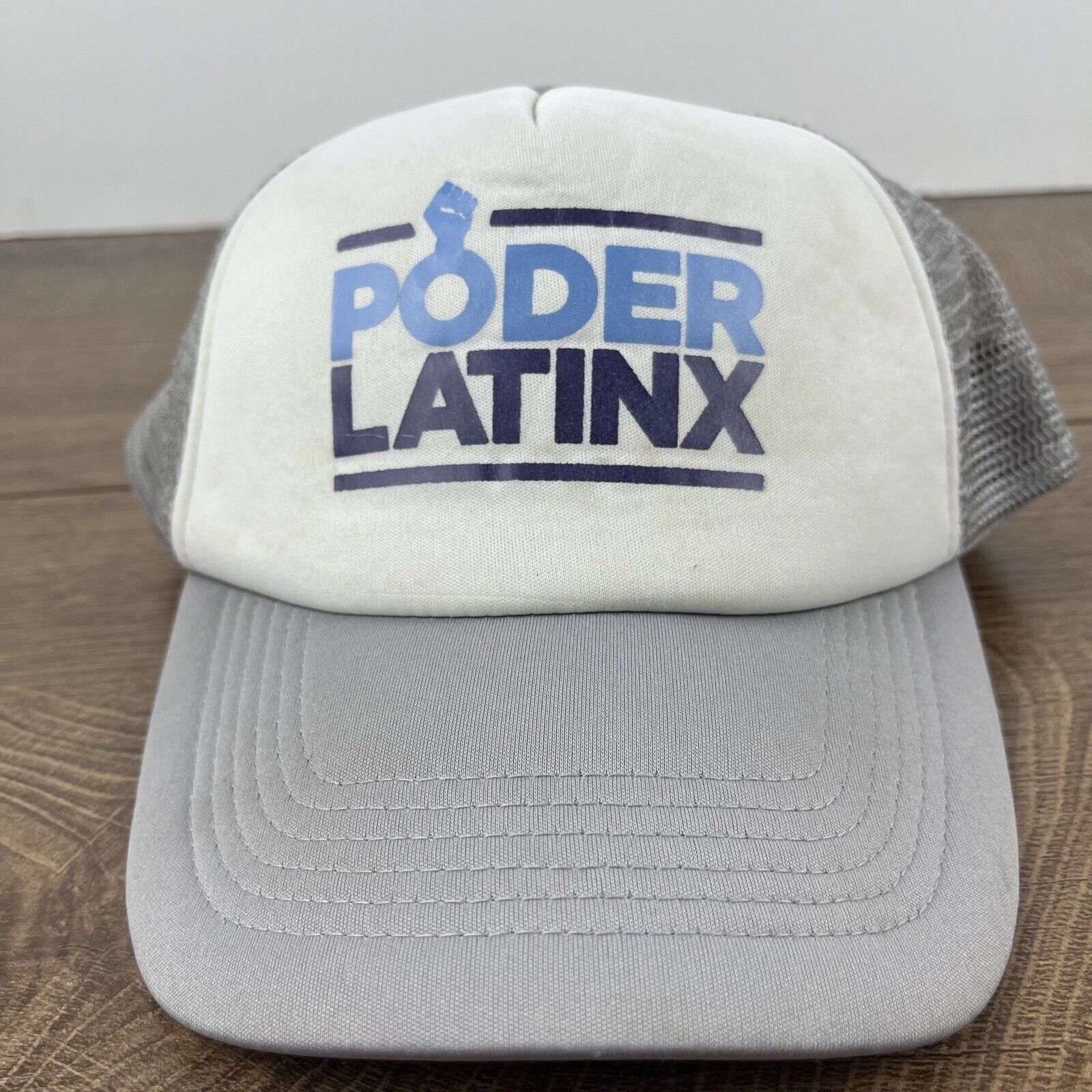 Other Poder Latinx Hat White Cap Hat Adjustable Hat White Adult Ha Size ONE SIZE - 4 Thumbnail