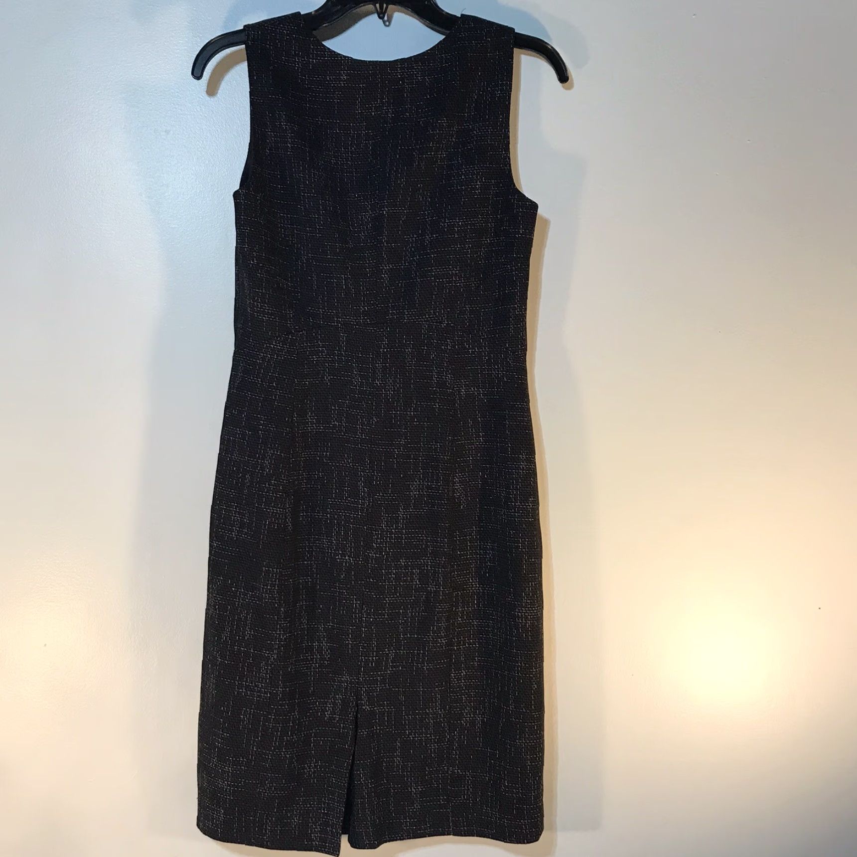 Vintage The Limited Collection Houndstooth Pencil Dress Womens Size 2 Black/White Strappy Sleeveless Size XS / US 0-2 / IT 36-38 - 3 Thumbnail
