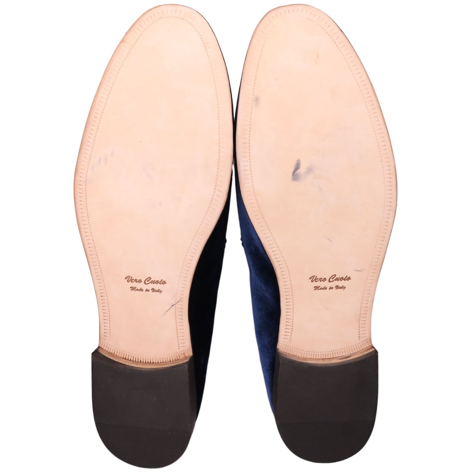 Other NEW Blu Scarpa Italy Mens 19.5 Navy Blue Velvet Dress Shoes Size US 15 / EU 48 - 3 Thumbnail