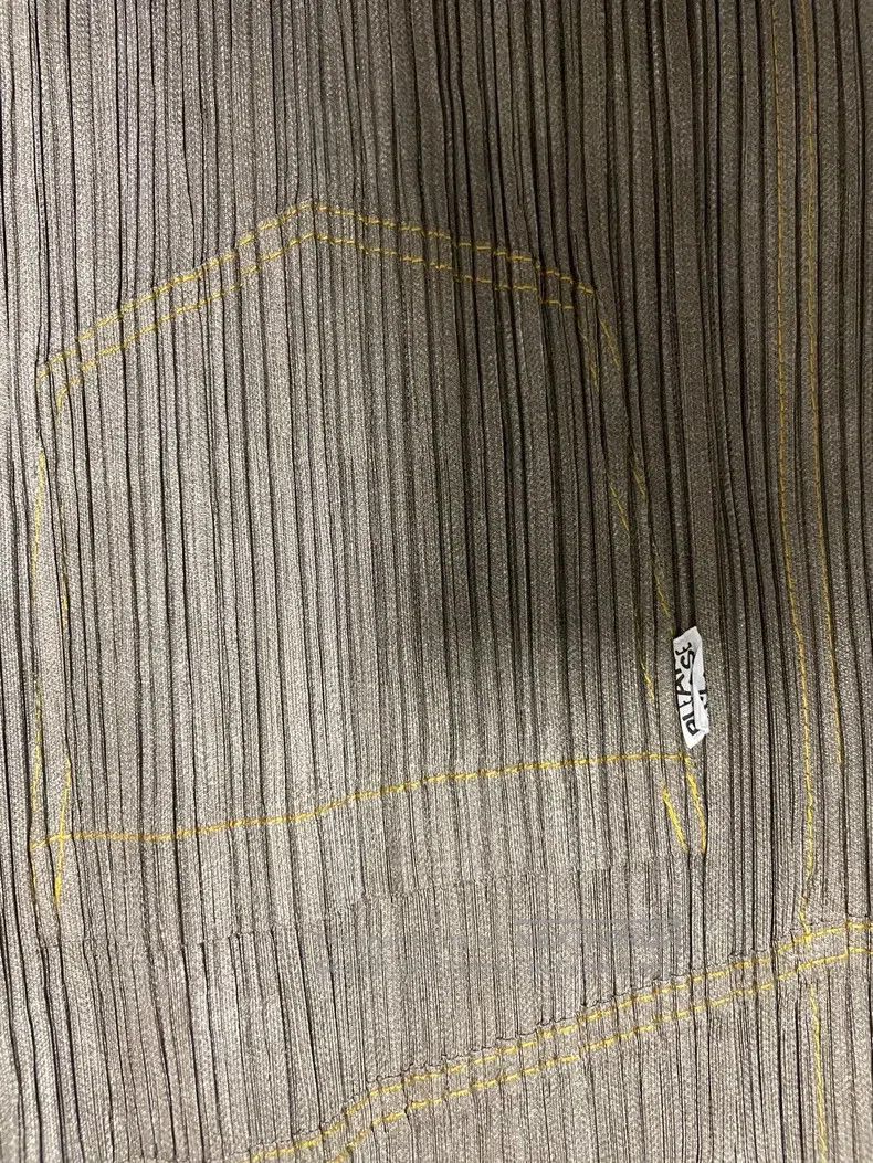 Issey Miyake Issey Miyake size:5 Gray Denim Midi Skirt Size 22" - 3 Thumbnail