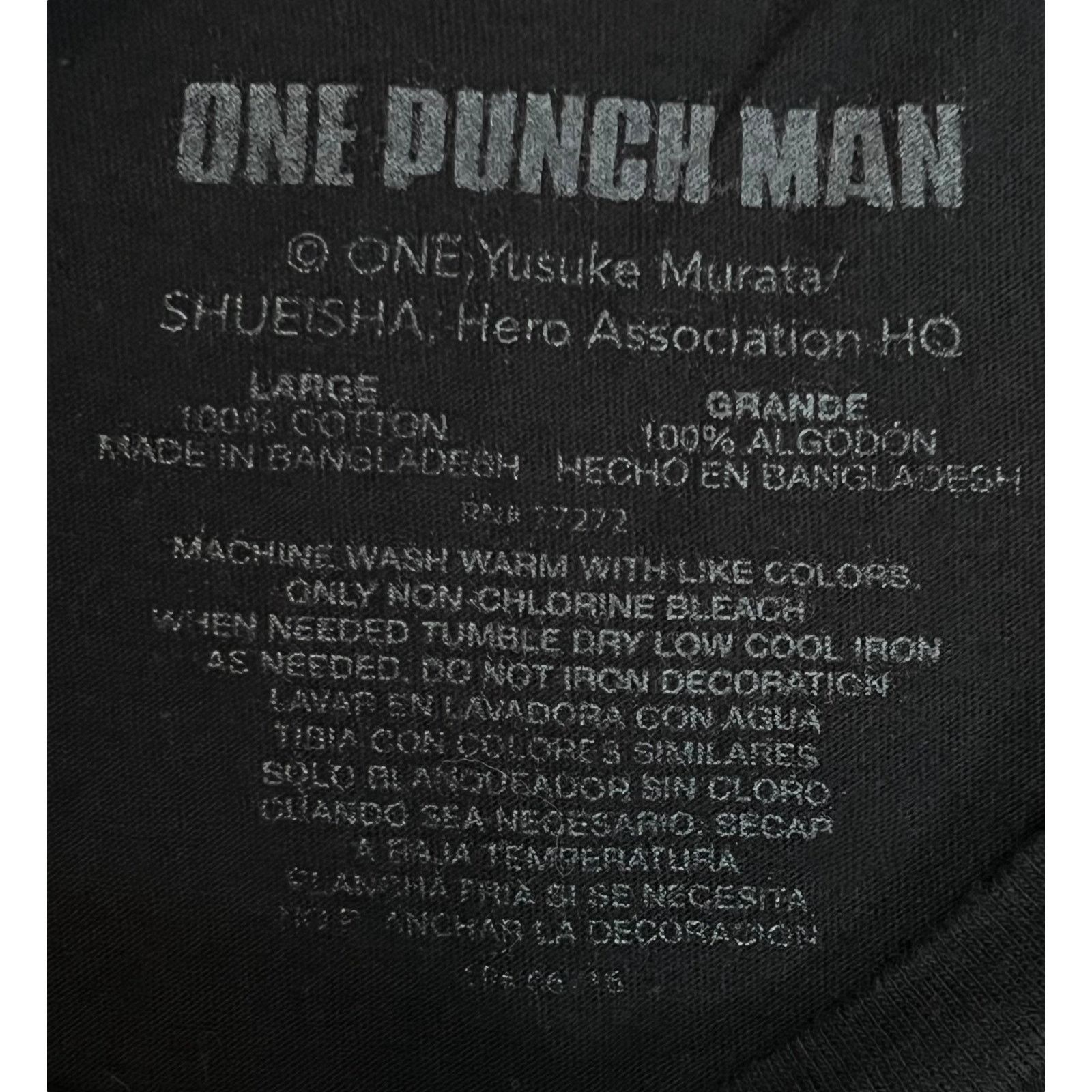 Other One Punch Man T-Shirt Saitama Flying Punch Circle Over Logo Size US L / EU 52-54 / 3 - 5 Thumbnail