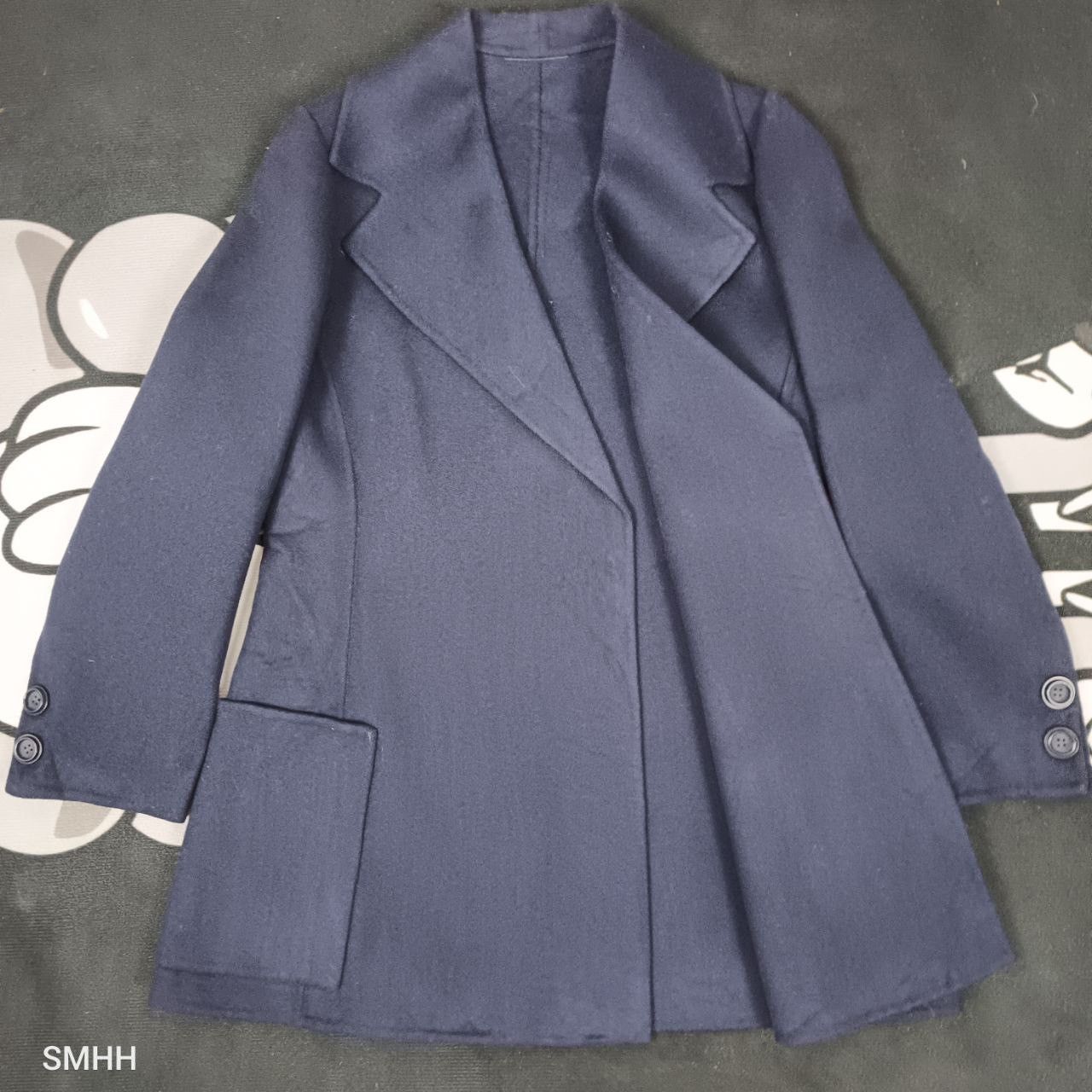 Agnona 🔥 Vintage AGNONA Navy Wool Jacket – Size 40 Size M / US 6-8 / IT 42-44 - 13 Thumbnail
