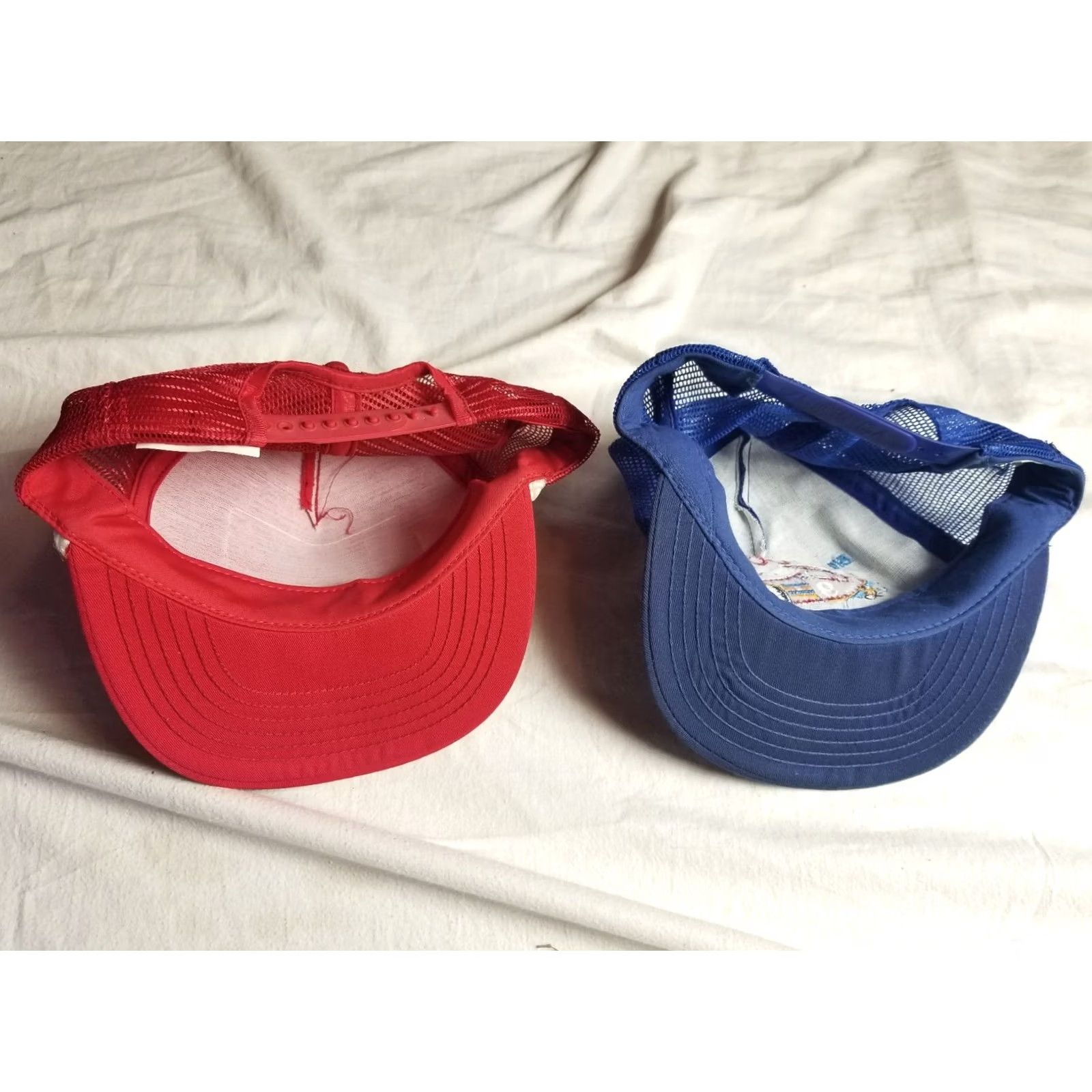 NASCAR VINTAGE Bill Elliot Snapback Trucker Hat Caps 80s USA RARE WINSTON COORS NASCAR Hat Mens Size ONE SIZE - 2 Thumbnail