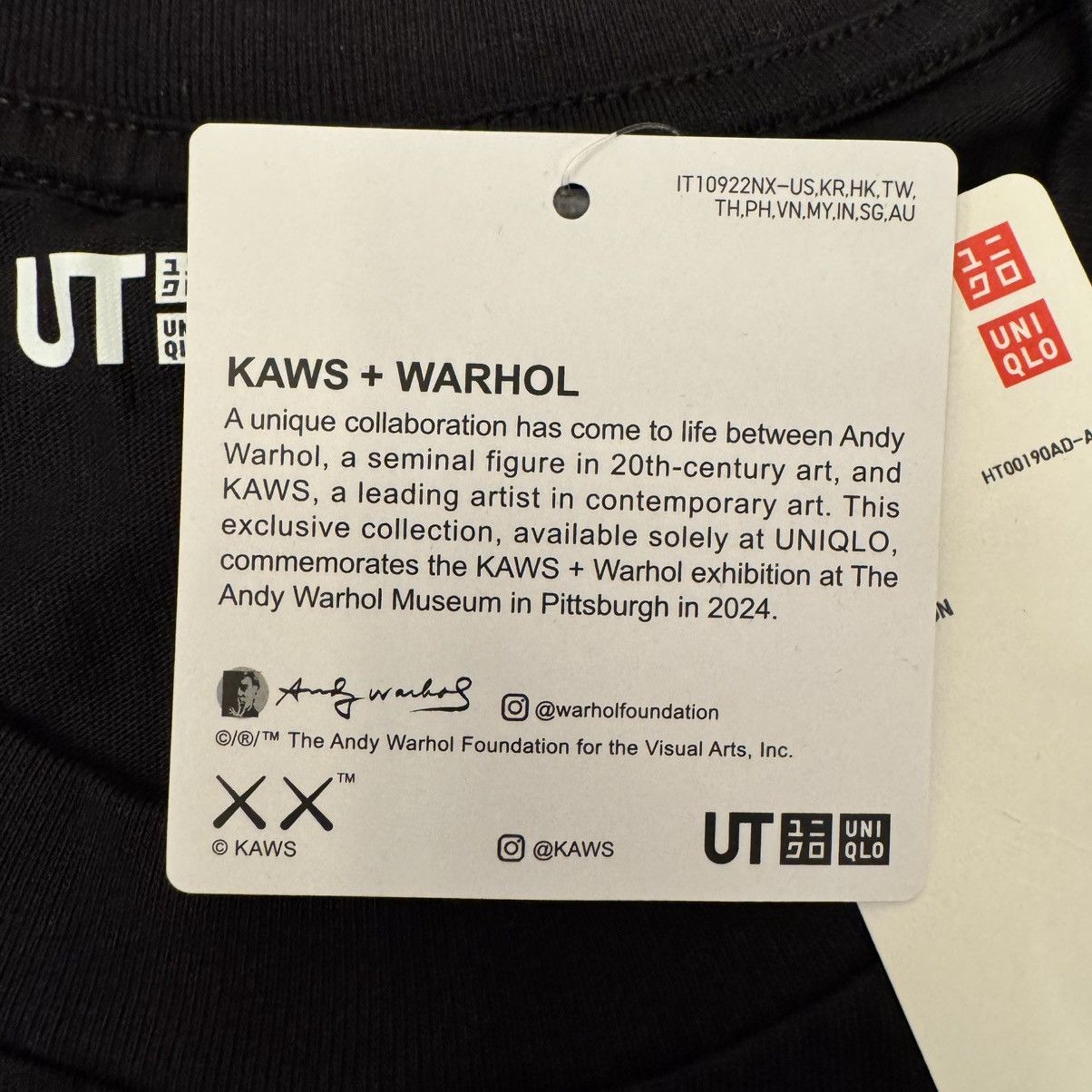 Andy Warhol × Kaws × Uniqlo KAWS x Andy Warhol Tee Size US XL / EU 56 / 4 - 5 Thumbnail