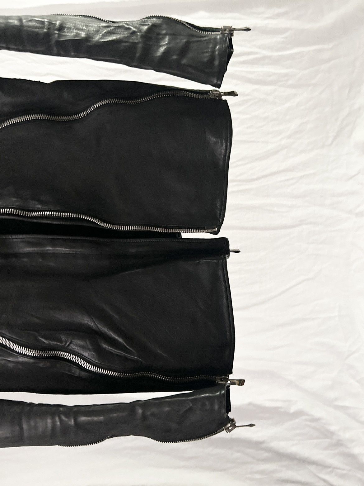 Incarnation Incarnation Zipper Sleeve Leather Jacket Size US S / EU 44-46 / 1 - 14 Thumbnail