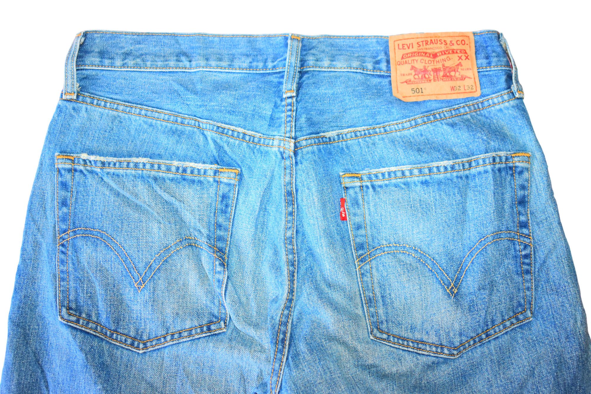 Levi's × Levi's Vintage Clothing × Vintage Vintage Levis 501 Patchwork Jeans W32 Size US 32 / EU 48 - 5 Thumbnail