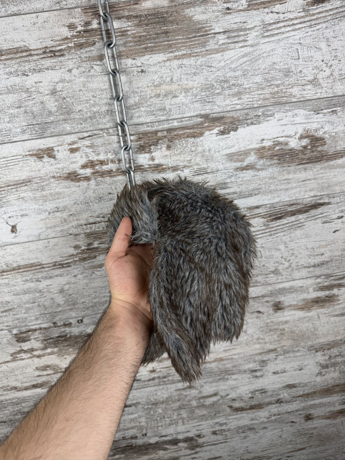 Lil Uzi Vert × Vintage Vintage Mask Fuzzy Faux Real Fur Trapper 90s USHANKA Mohair Size ONE SIZE - 1 Thumbnail