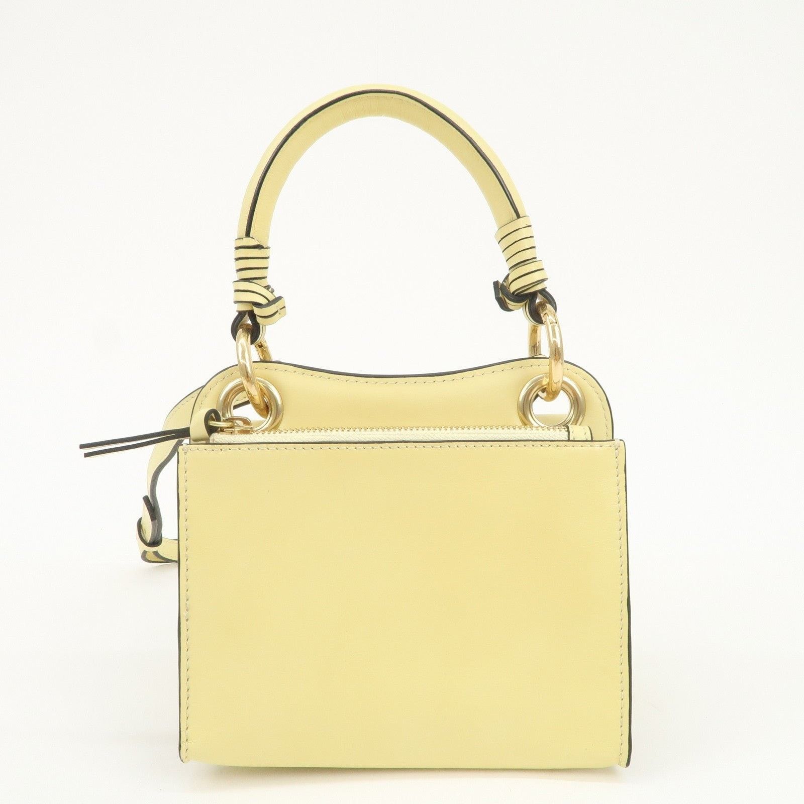 Chloe See by Chloe Tilda Calfskin Shoulder Bag Yellow Size ONE SIZE - 2 Thumbnail